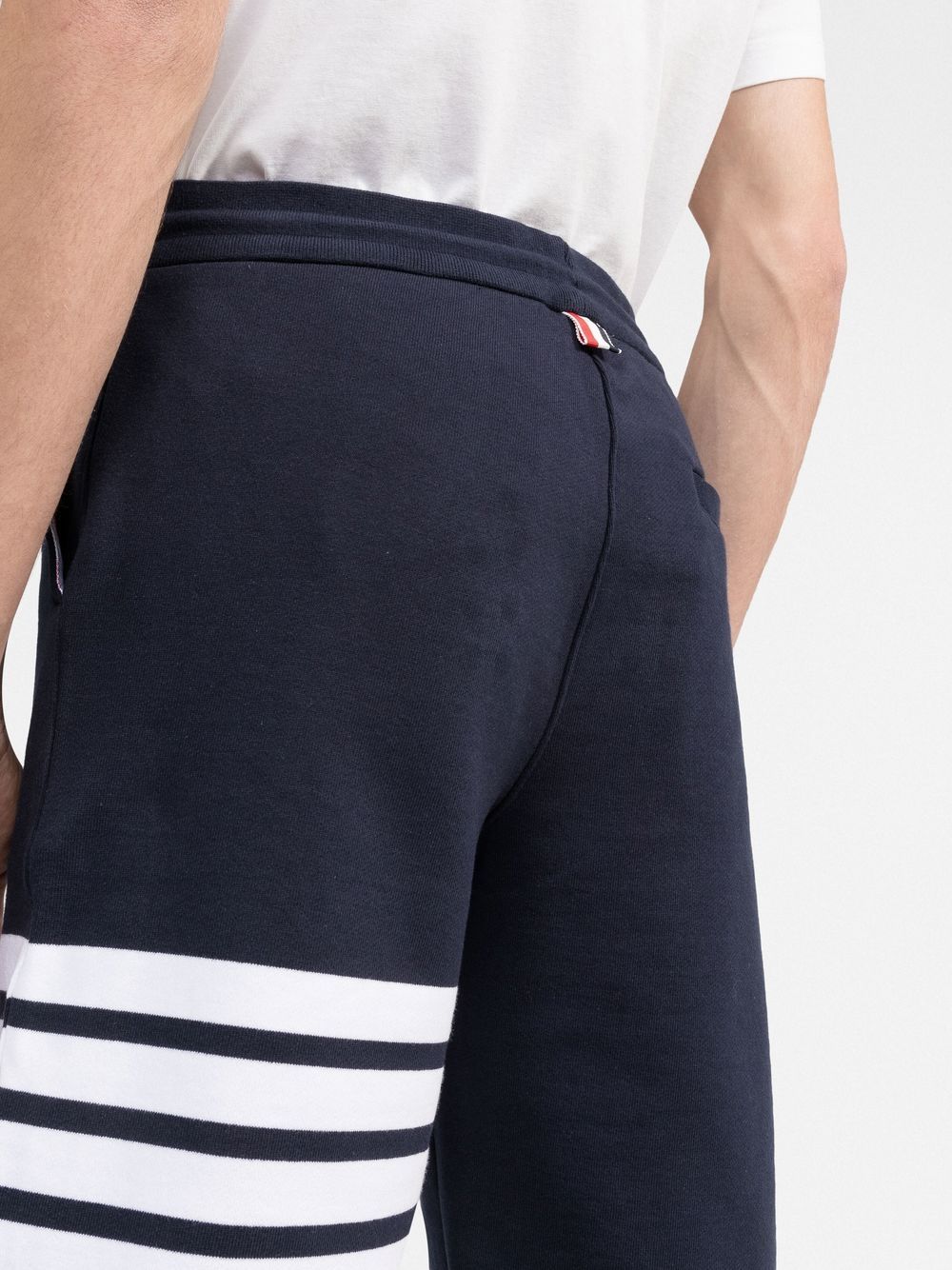 Thom Browne Men Classic Loopback 4-Bar Track Shorts