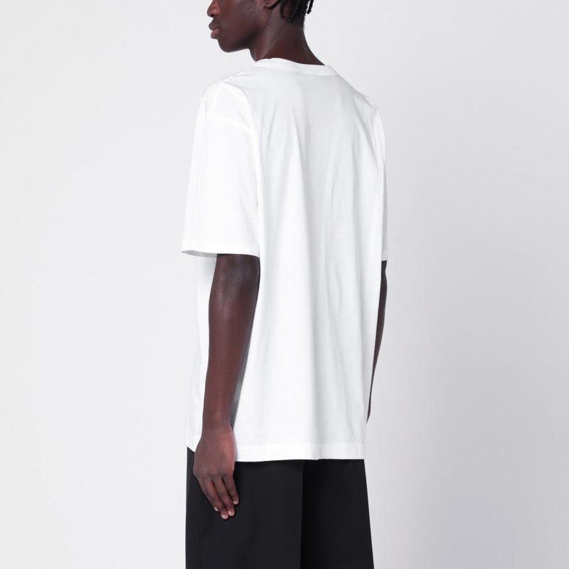 Dries Van Noten White Oversized Cotton T-Shirt Men