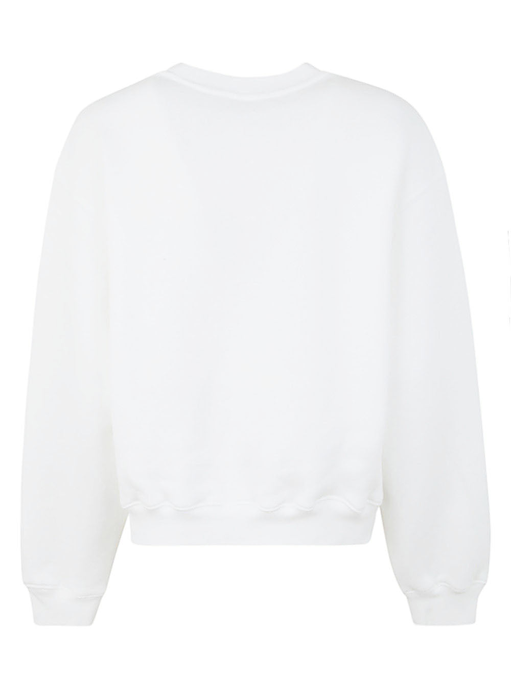 Alexander Wang Women Essential Terry Crew Sweatshirt With Puff Paint Logo