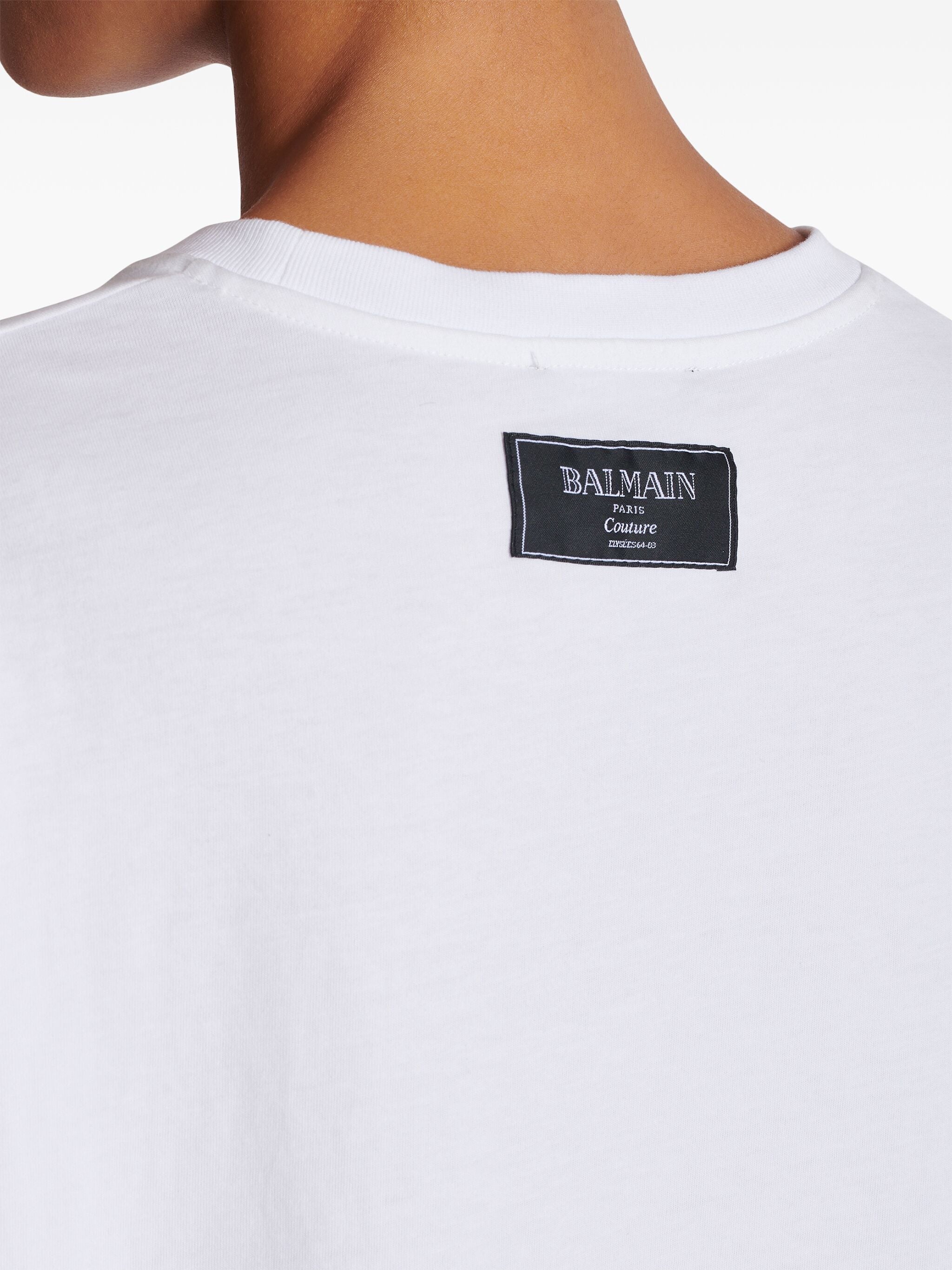 Balmain Women Ss Balmain Kiss Print T-Shirt