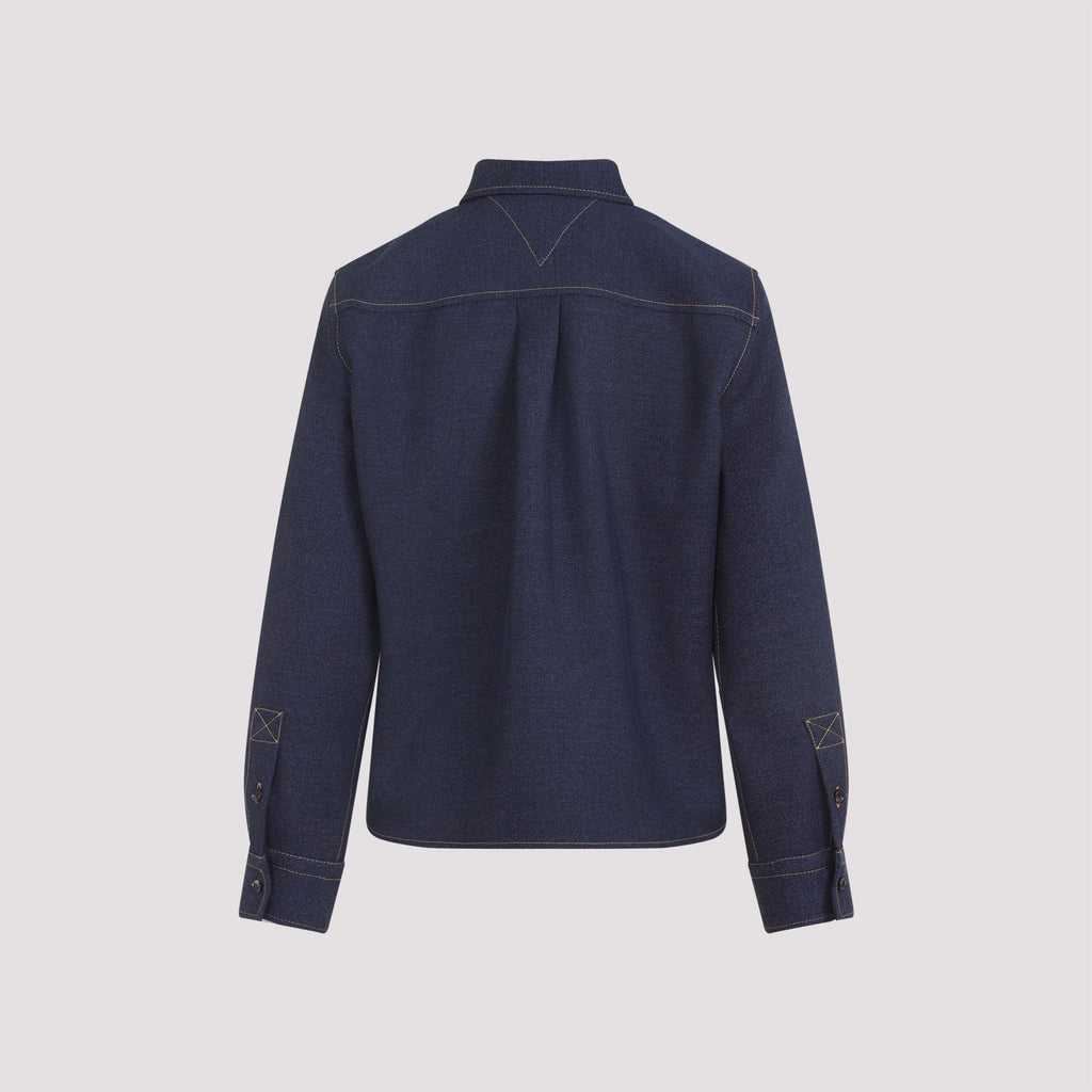 Bottega Veneta Wool Drill Shirt Women