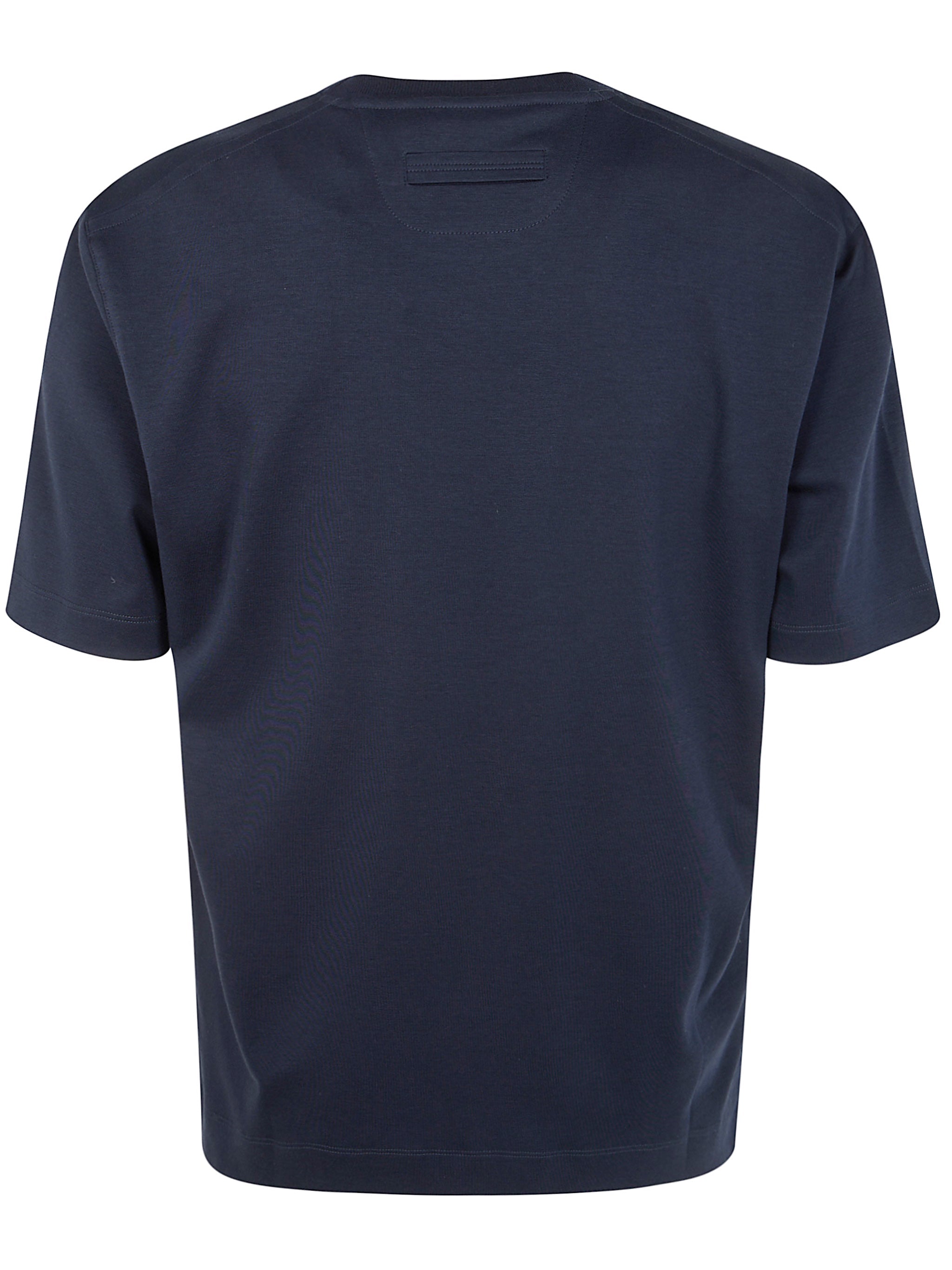 Zegna Men Cotton And Silk T-Shirt