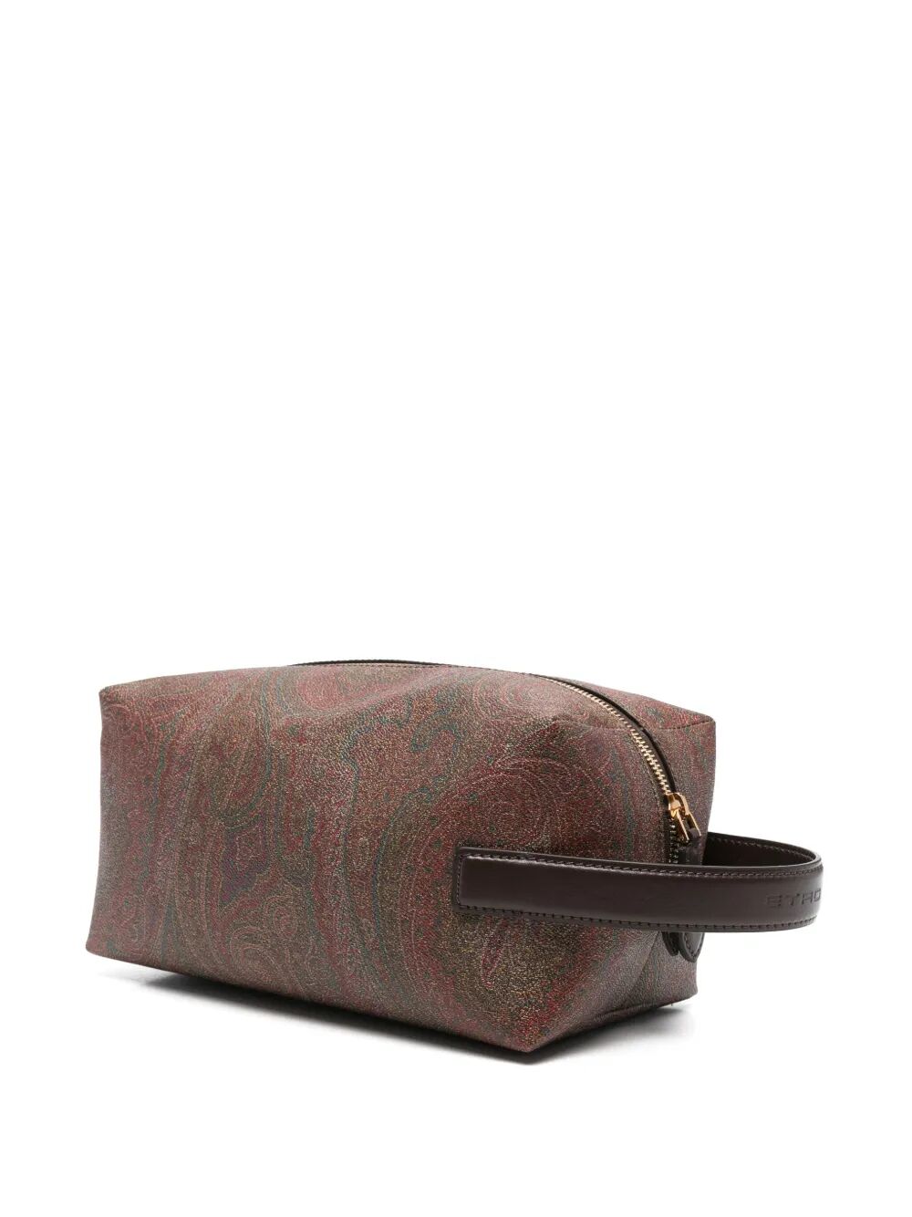 Etro Men Medium Arnica Wash Bag With Pegaso Embroidery
