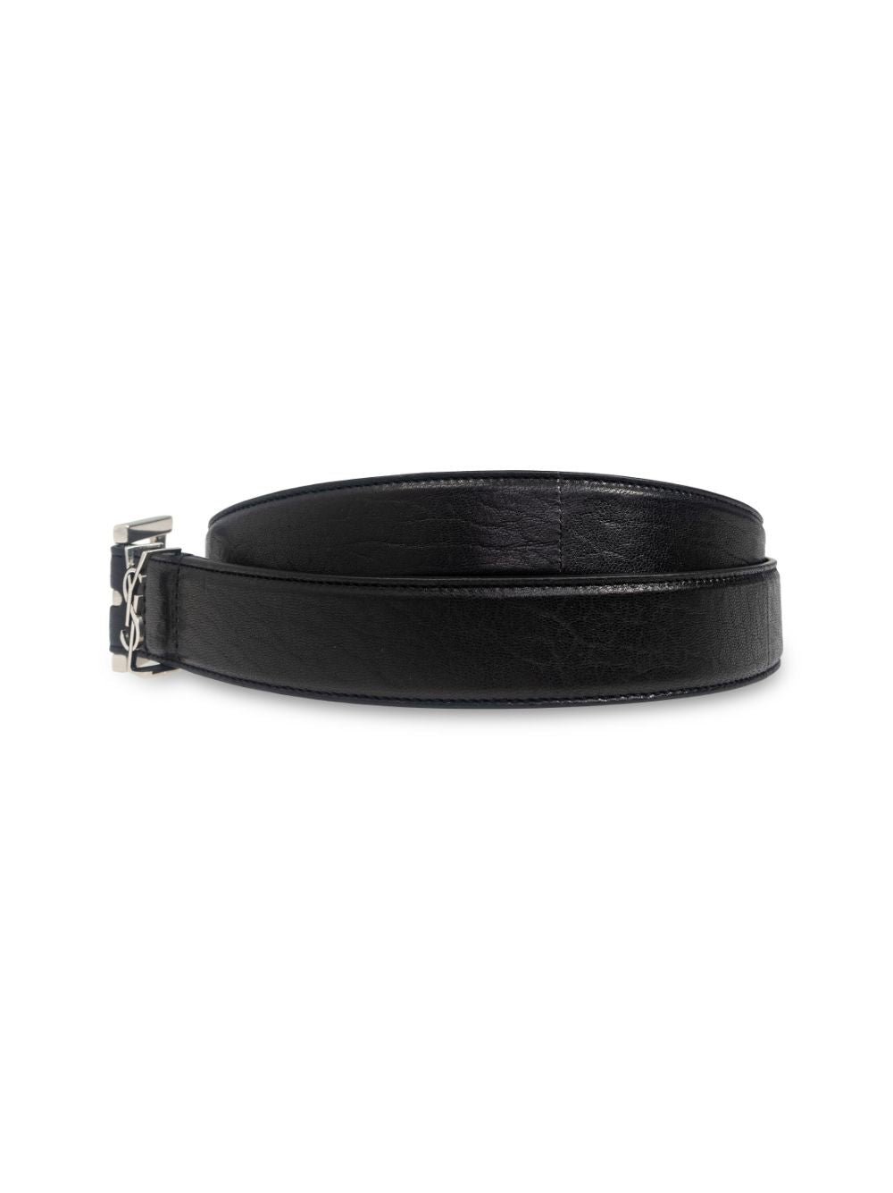 Saint Laurent Men Cintura Cassandre Fibbia Quadrata