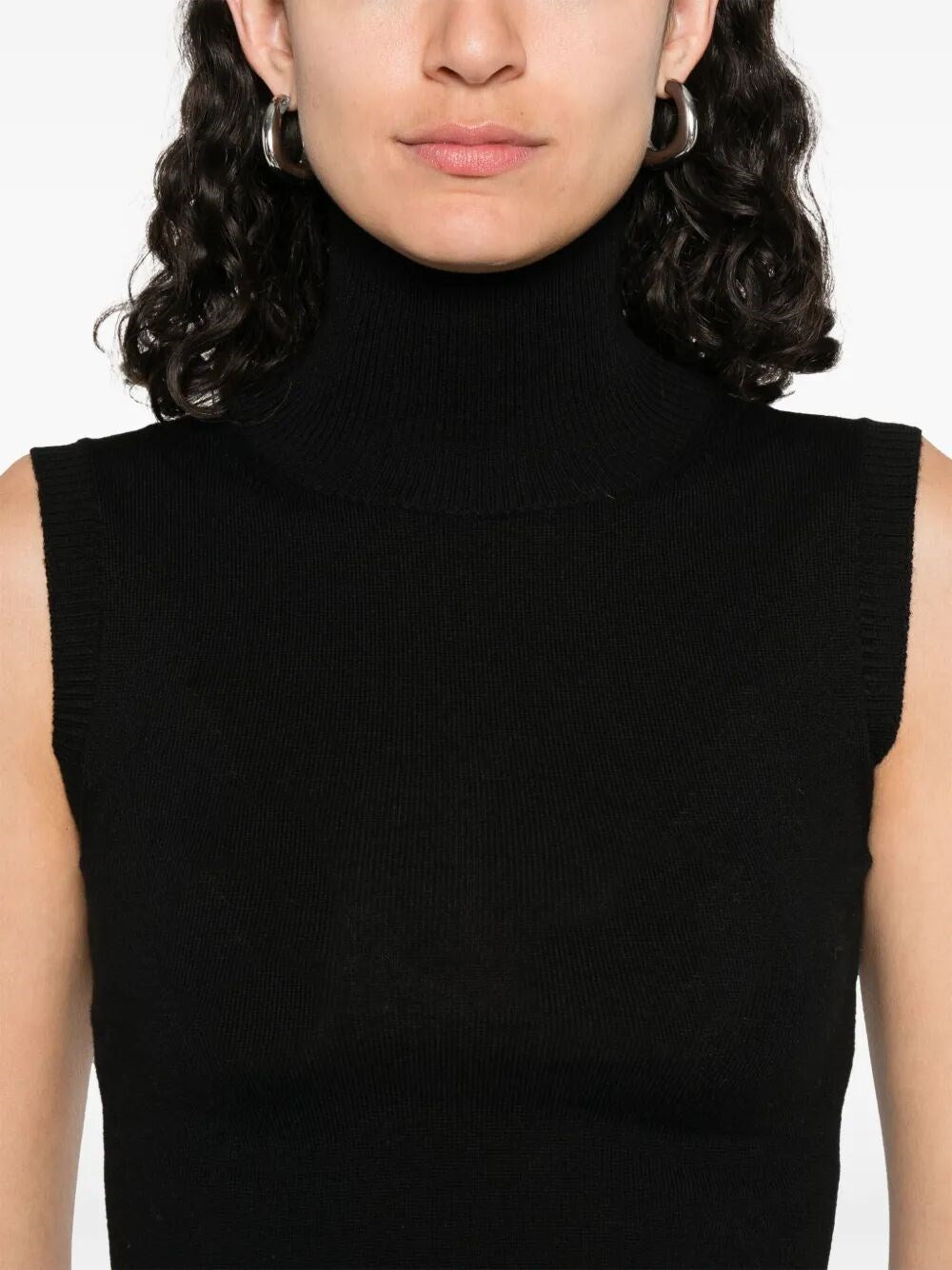 Sportmax Women Sleeveless Turtle-Neck Sweater