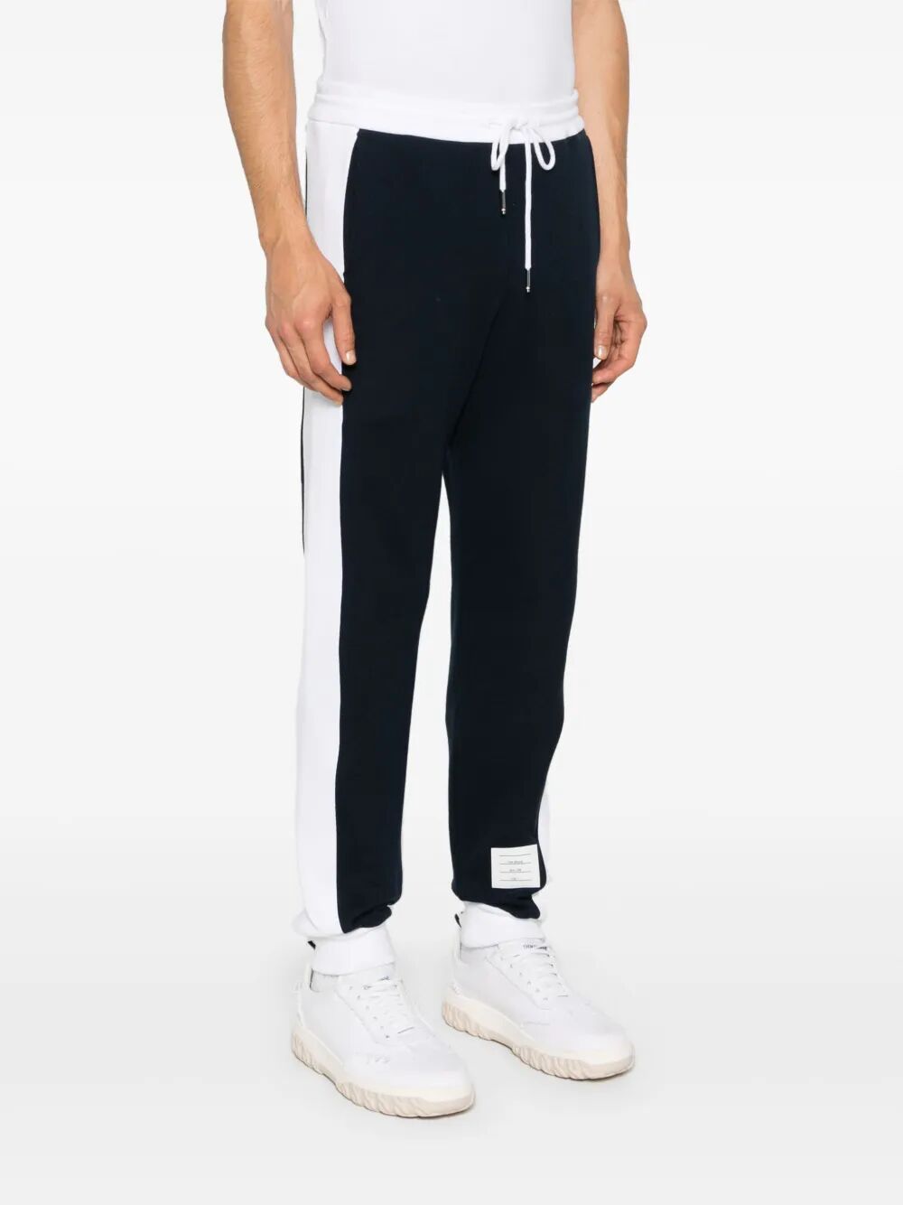 Thom Browne Men Sweatpants With Engineered 4 Bar In Solid Classic Loopback Jersey
