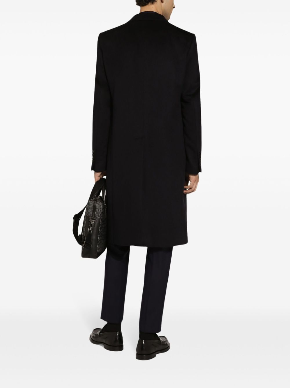 Dolce & Gabbana Men Pantalone Sartoriale In Flanella Di Lana