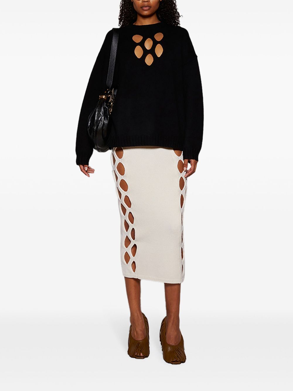 Chloe Women Small Bracelet Hobo Bag In Grained Leather