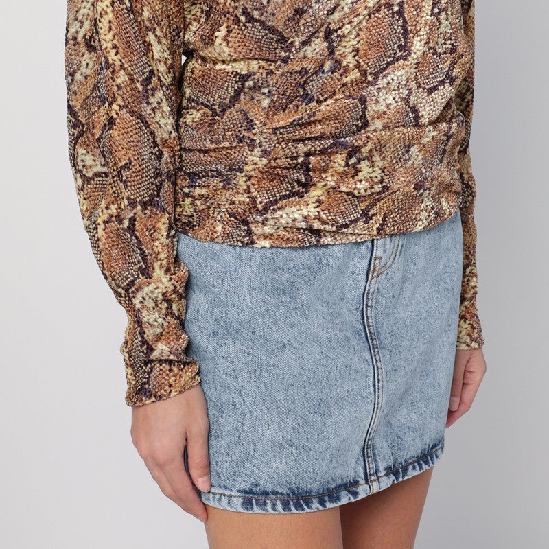 Isabel Marant Snake Print Marlin Blouse Women