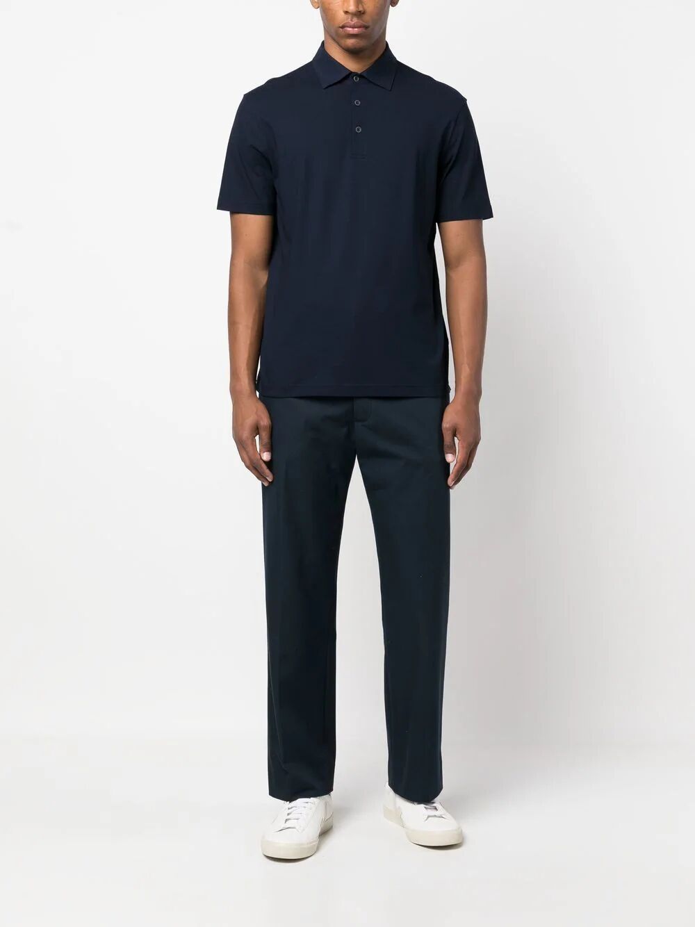 Herno Men Crepe Polo