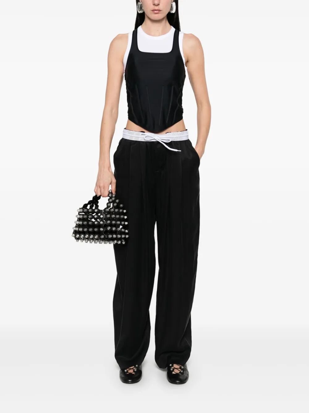 Alexander Wang Women Trouser W/ Turned Down Elastic Waistband