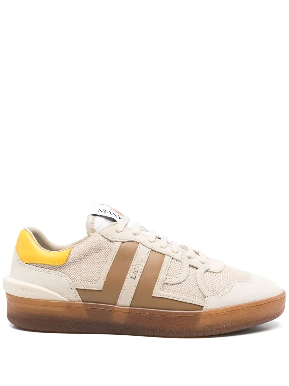 Lanvin Men Clay Sneakers With Translucid Sole
