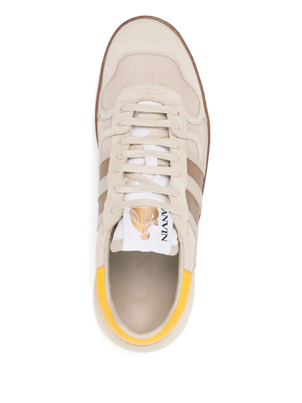 Lanvin Men Clay Sneakers With Translucid Sole