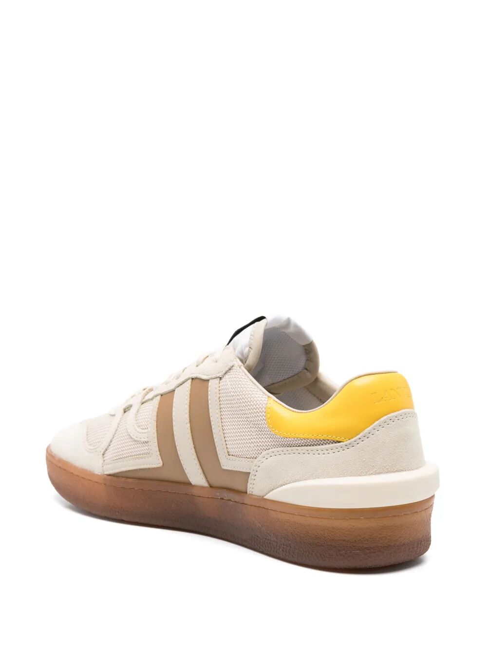 Lanvin Men Clay Sneakers With Translucid Sole