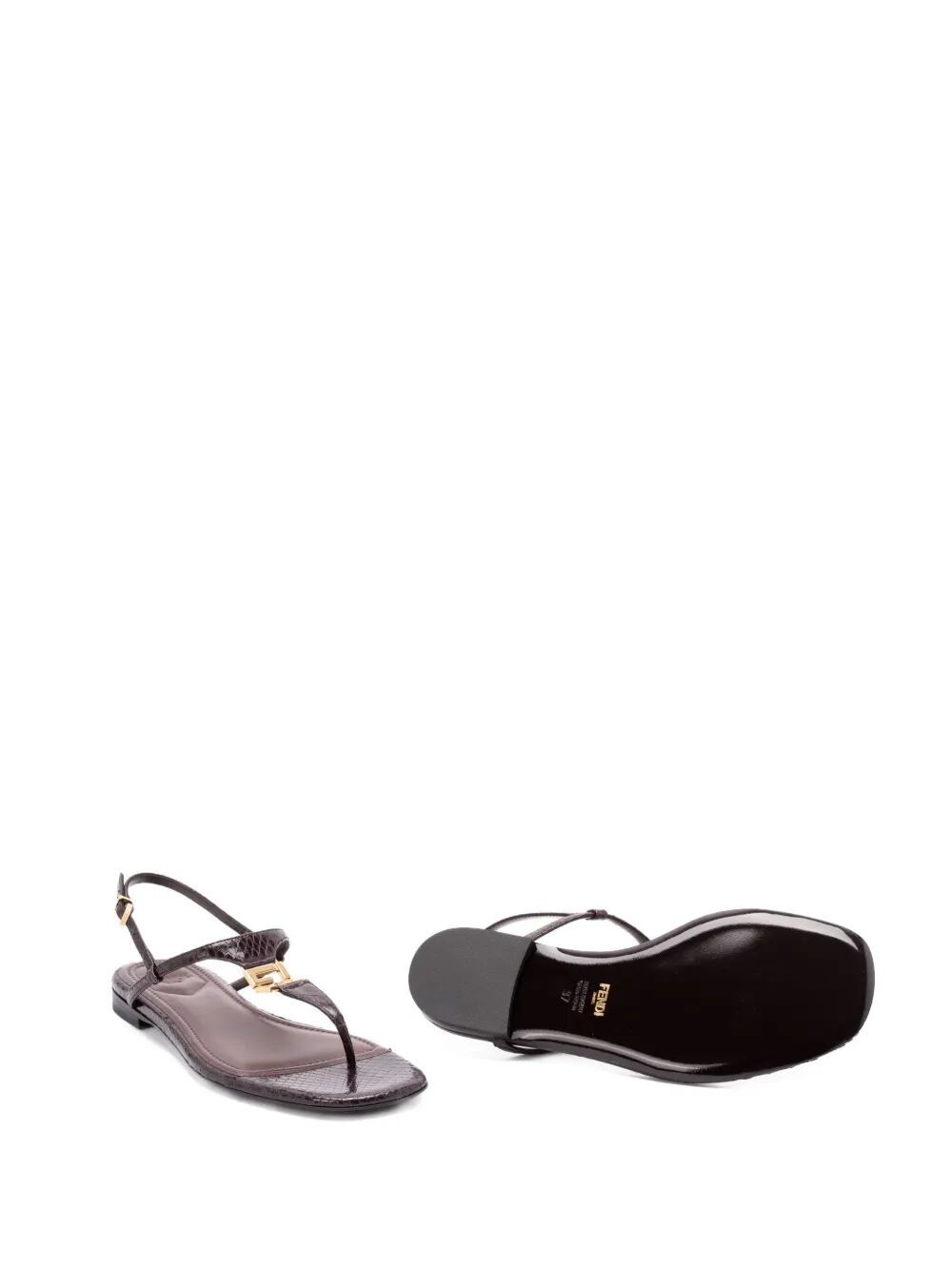 Fendi Women Fendi Ffold Ayers Flip-Flops