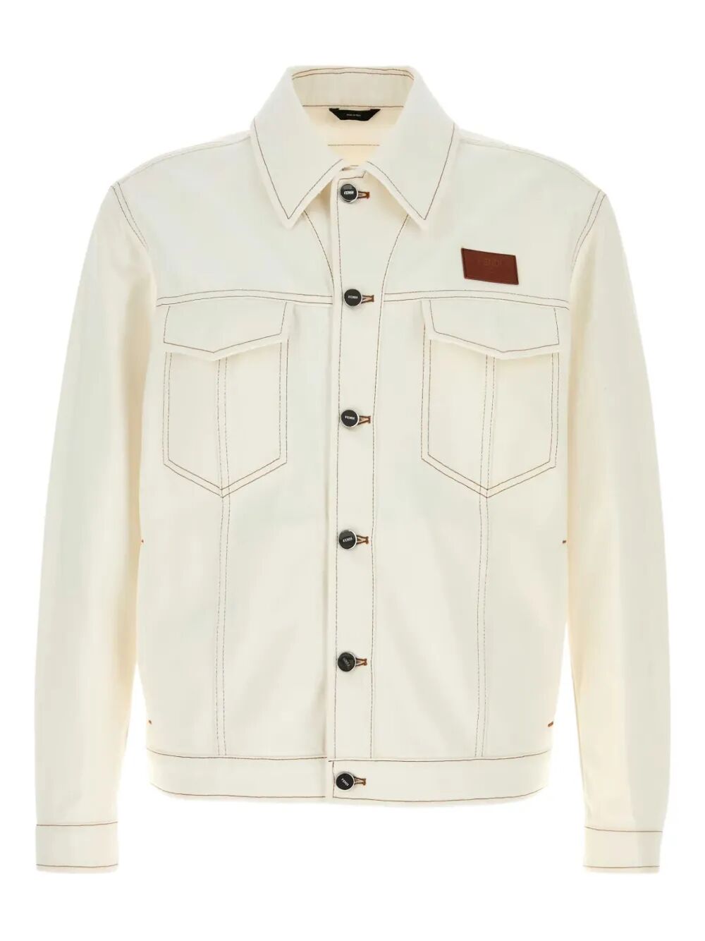 Fendi Men Oversized Denim Jacket