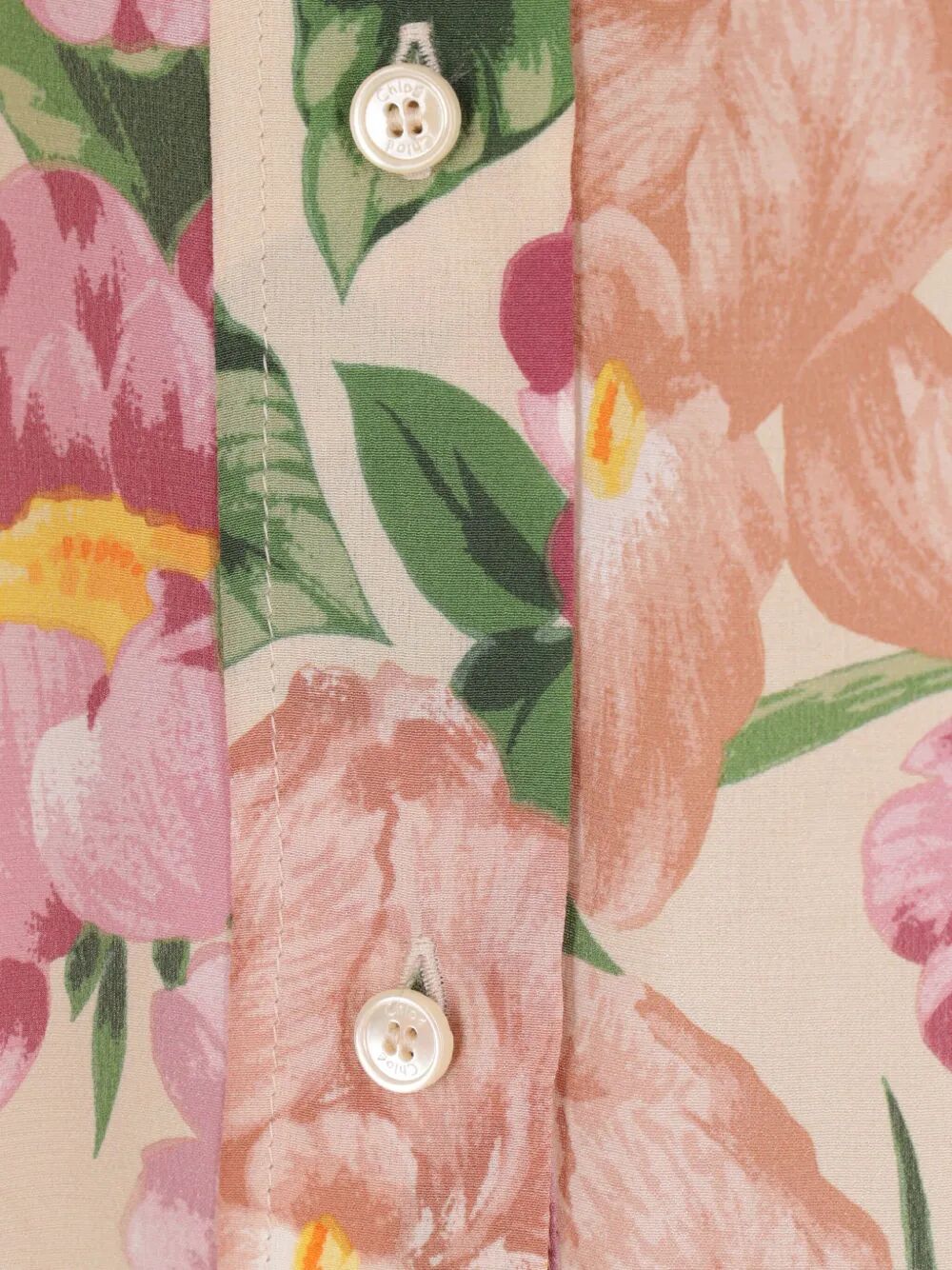 Chloe Women Maxi Gathered Lavallière Blouse In Crêpe De Chine