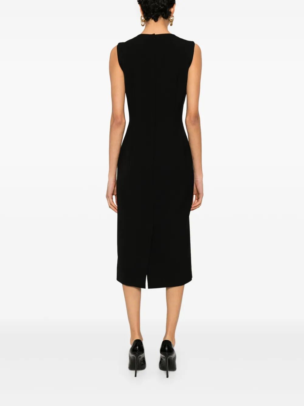 Dolce & Gabbana Women Sleeveless Sheath Midi Dress