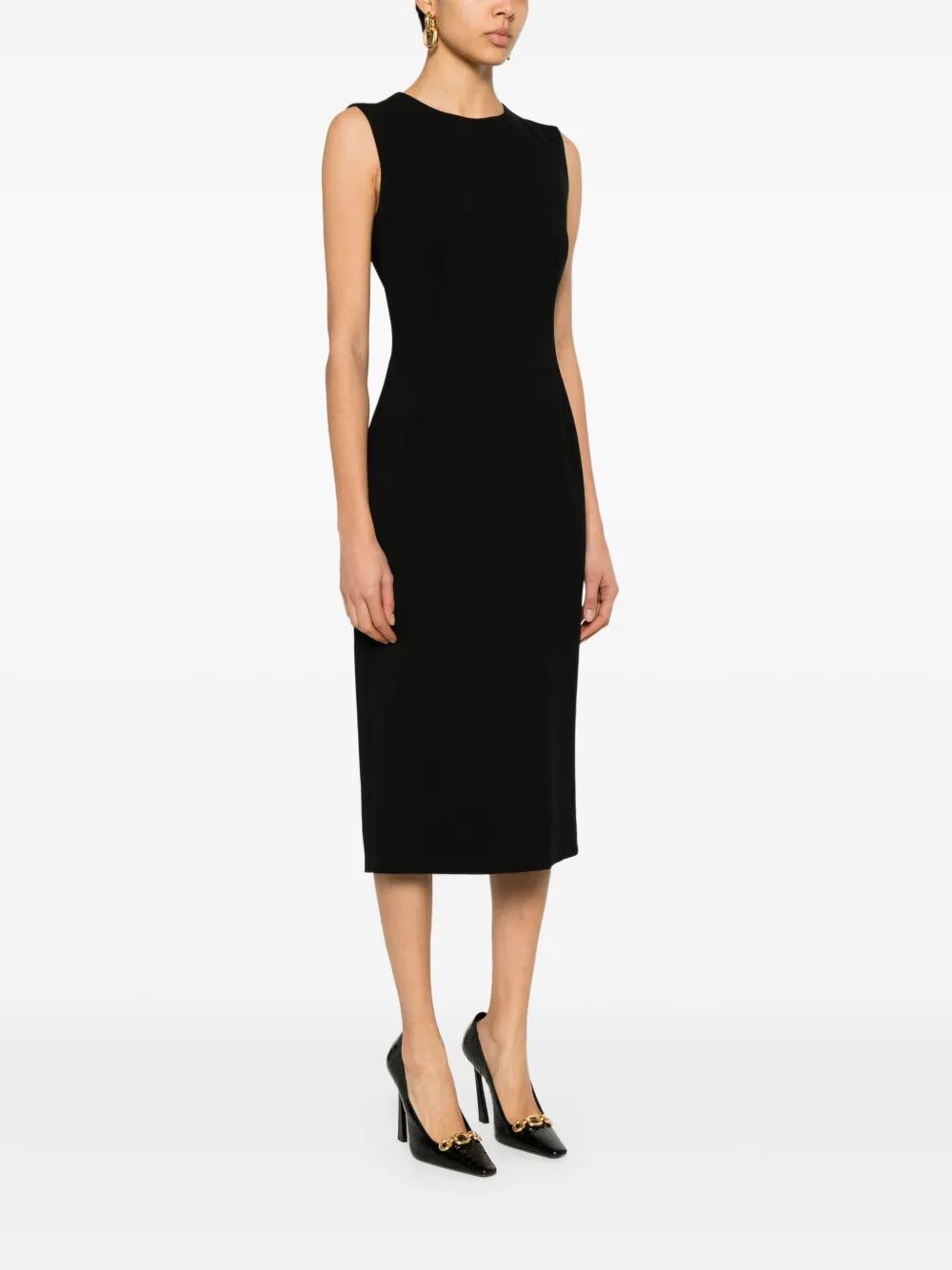 Dolce & Gabbana Women Sleeveless Sheath Midi Dress