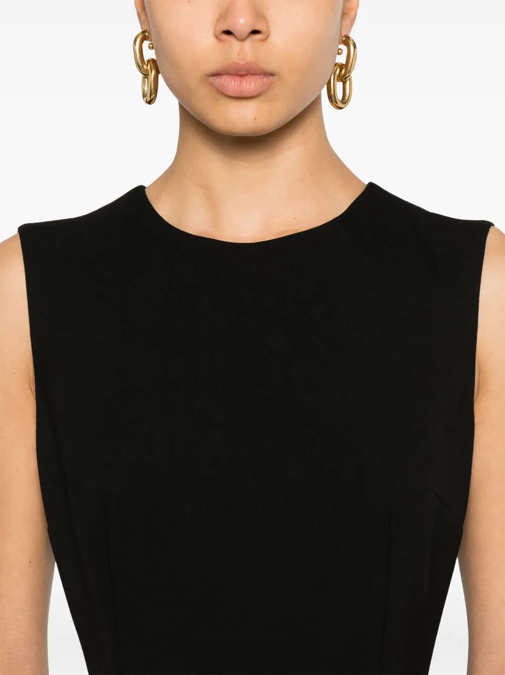 Dolce & Gabbana Women Sleeveless Sheath Midi Dress