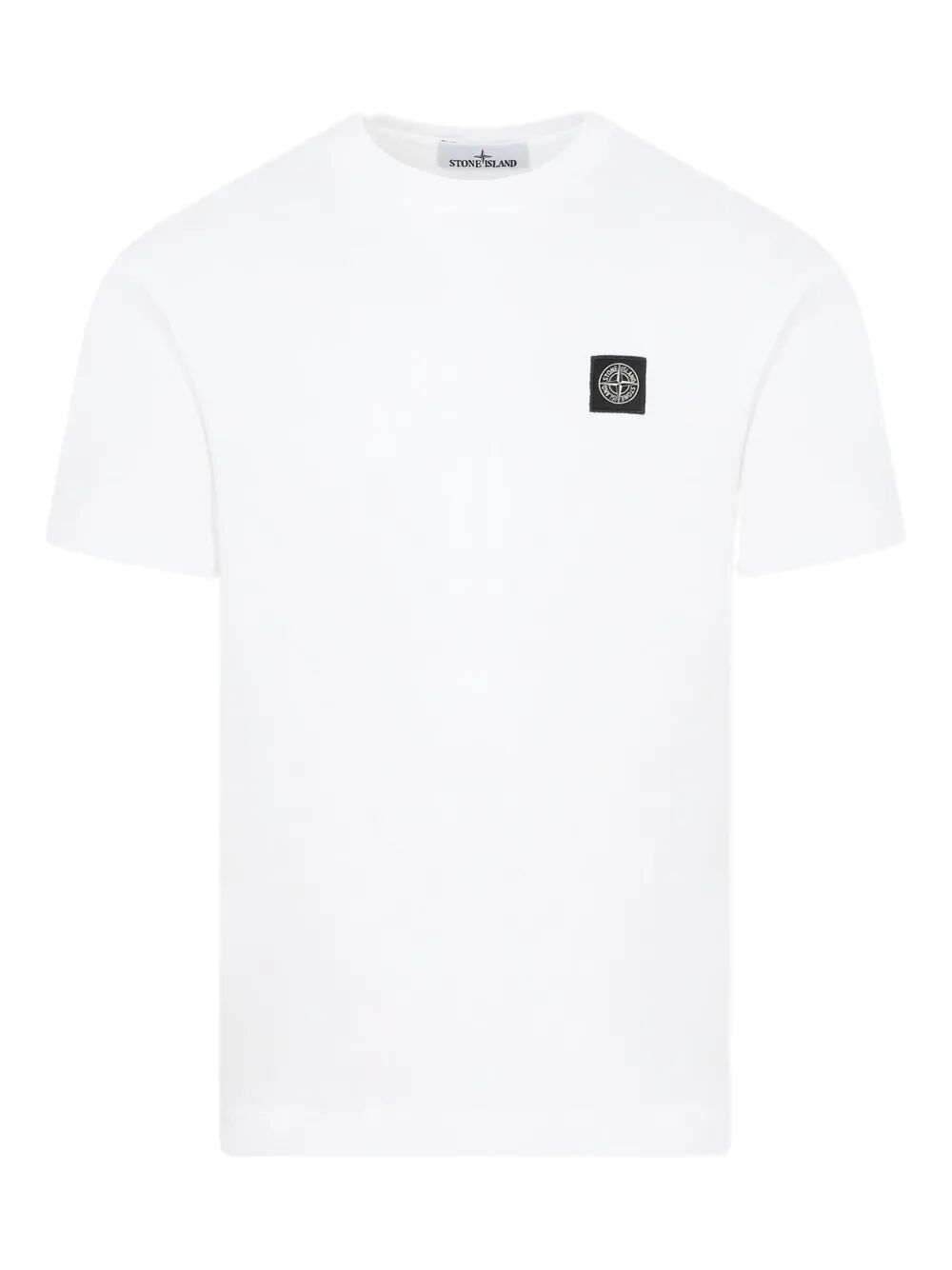 Stone Island Men Slim Fit Cotton Jersey T-Shirt With Compass Patch