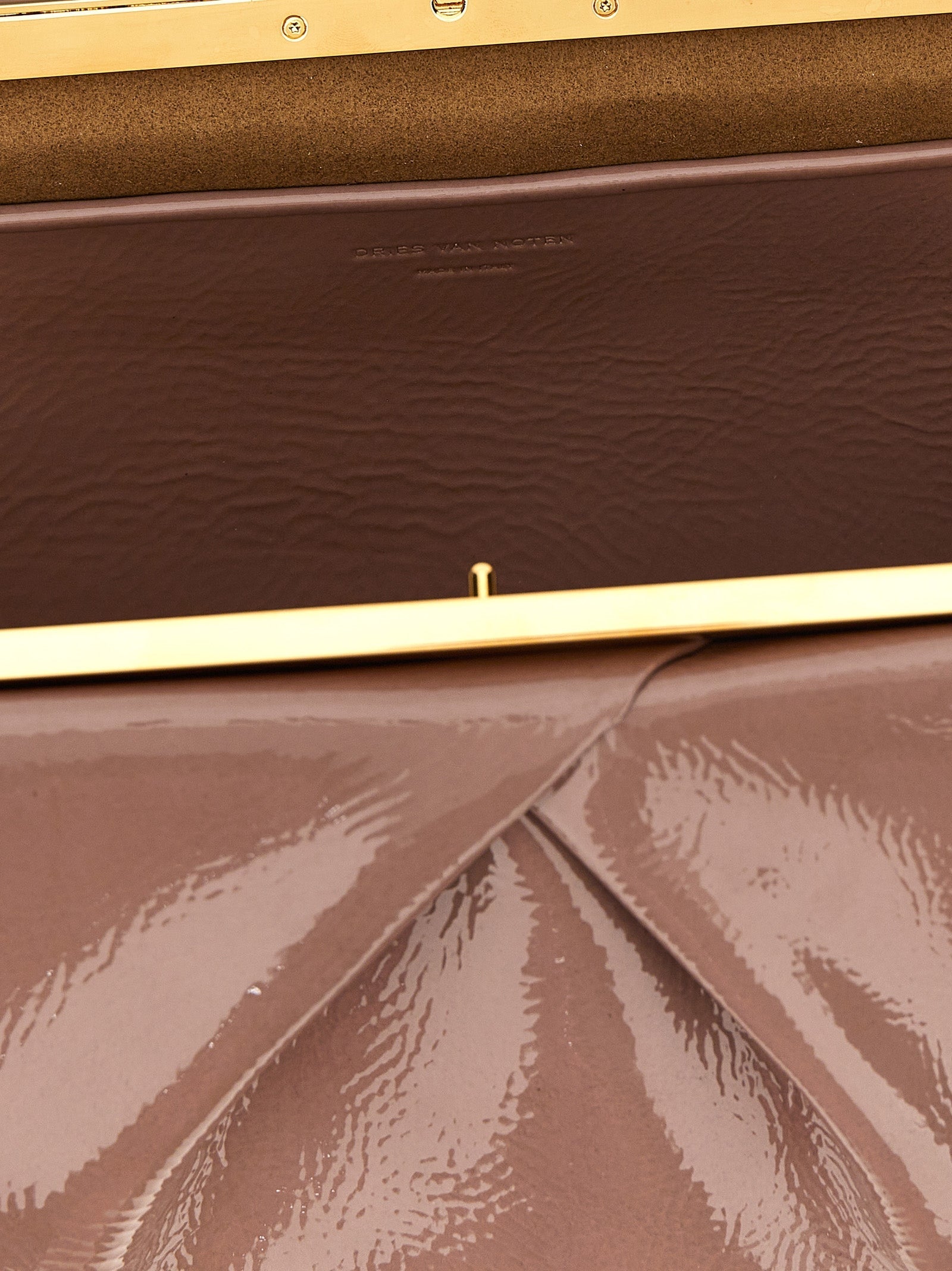 Dries Van Noten Women Patent Clutch