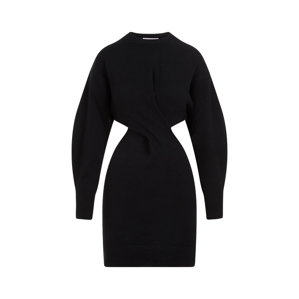 Alexander Mcqueen Wool Mini Dress Women