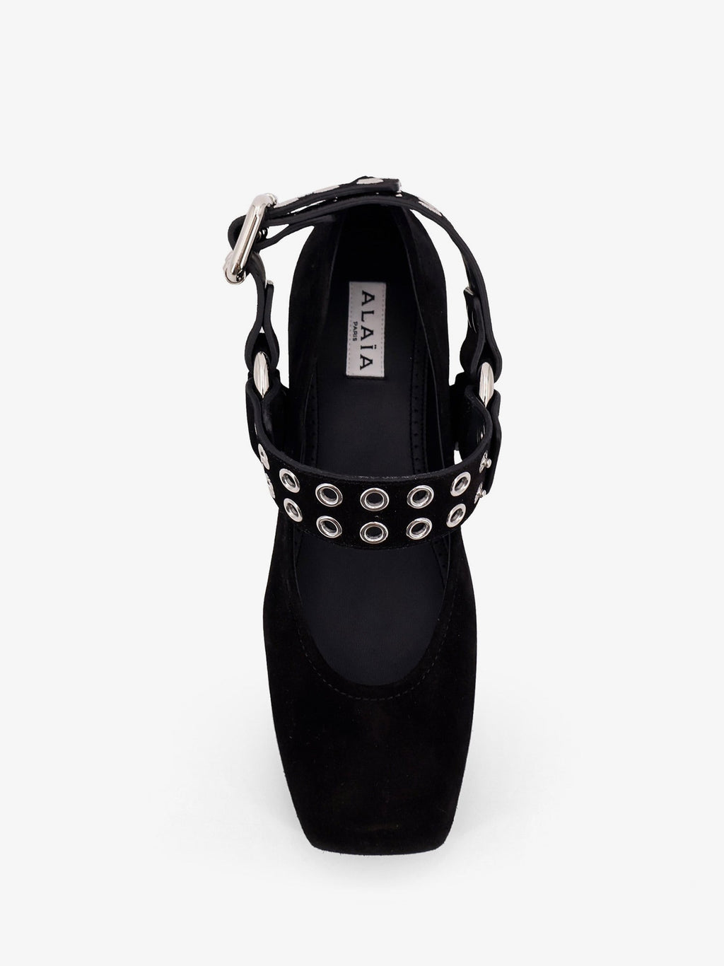 Alaia Women Suede Biker Flat Ballerinas