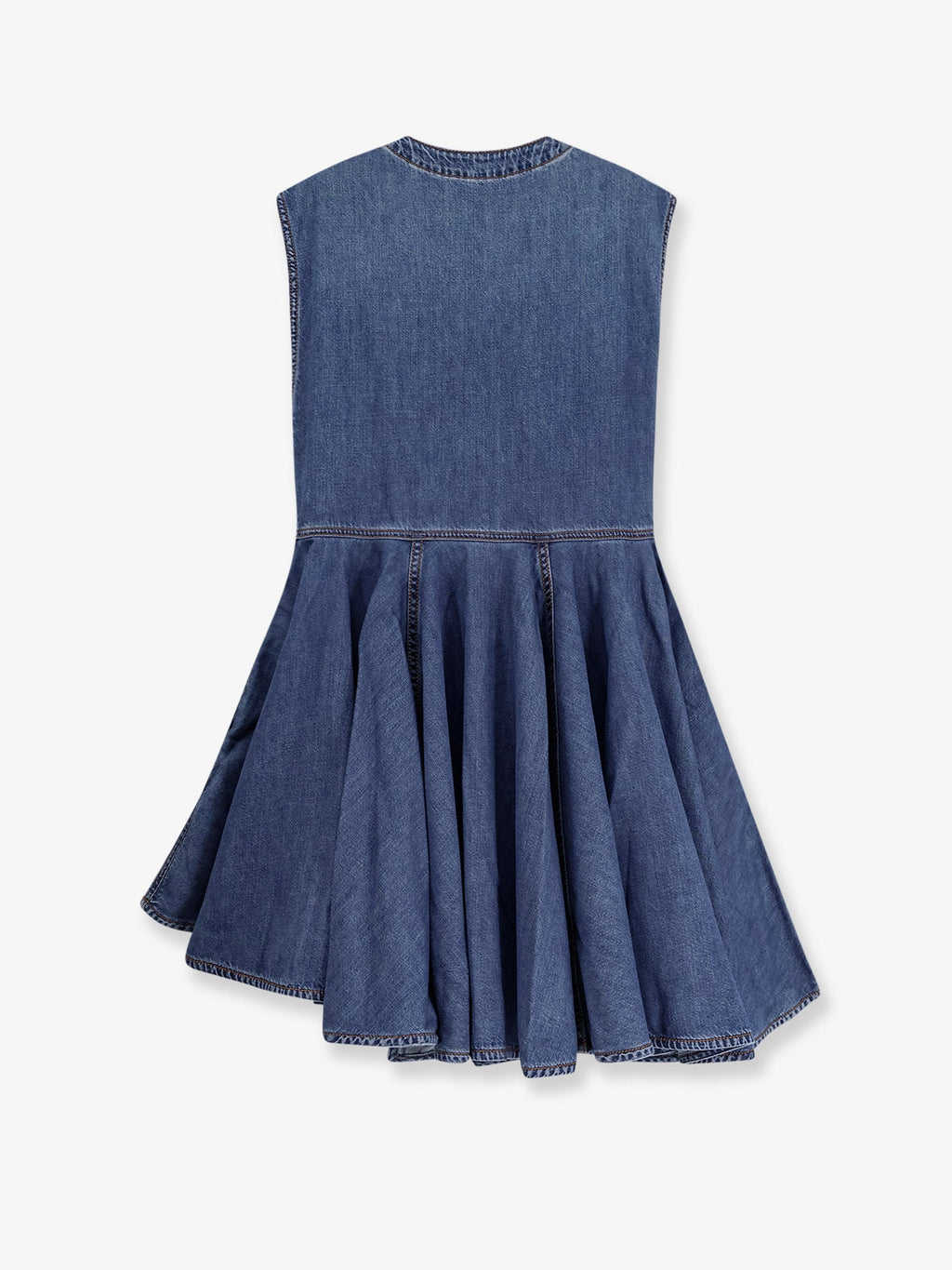 Alaia Women Wrap Denim Dress