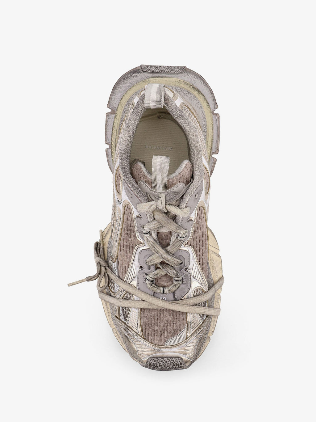 Balenciaga Men 3Xl Low-Top Mesh Sneakers