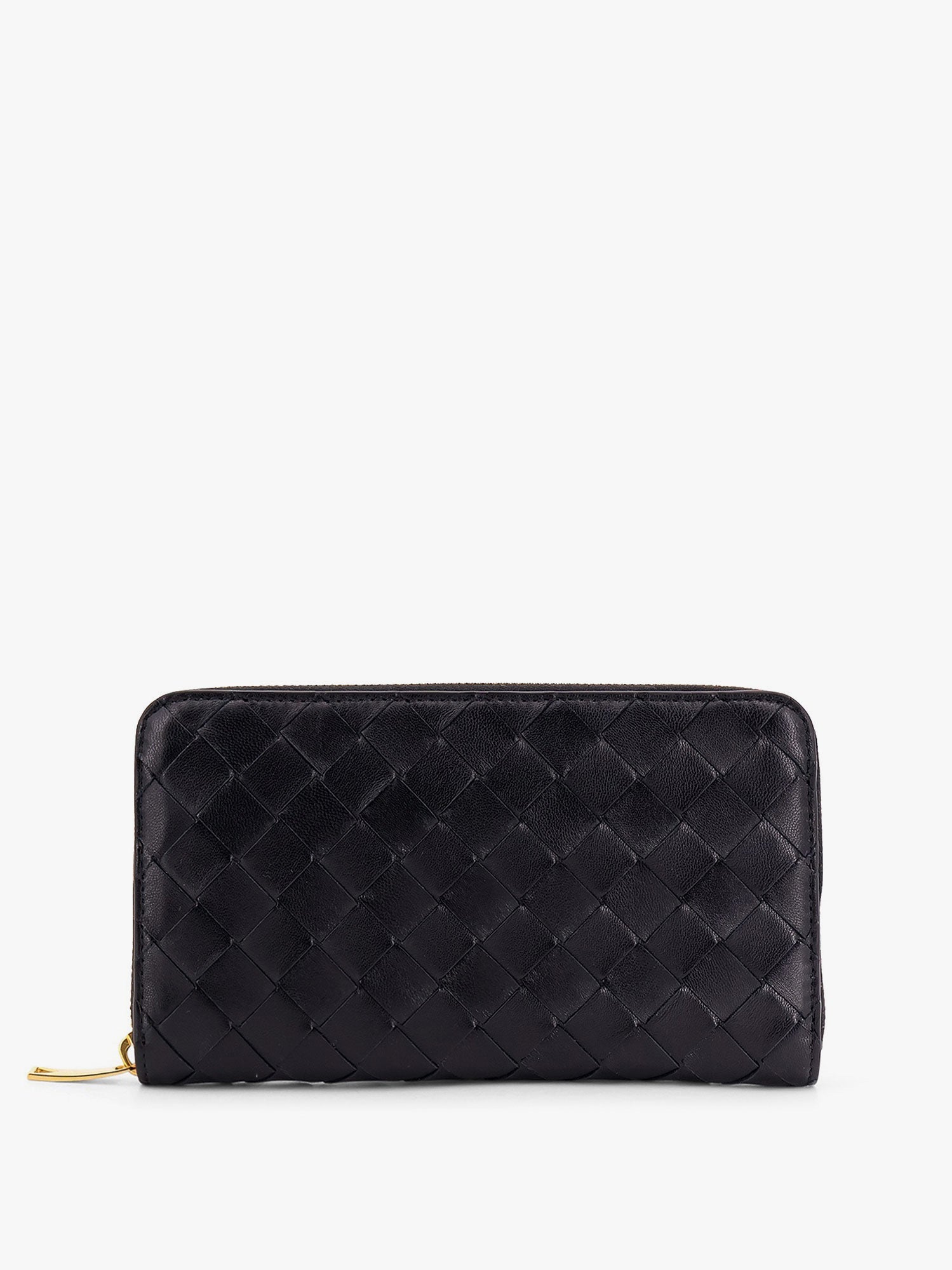 Bottega Veneta Women Leather Wallet With Intrecciato Motif