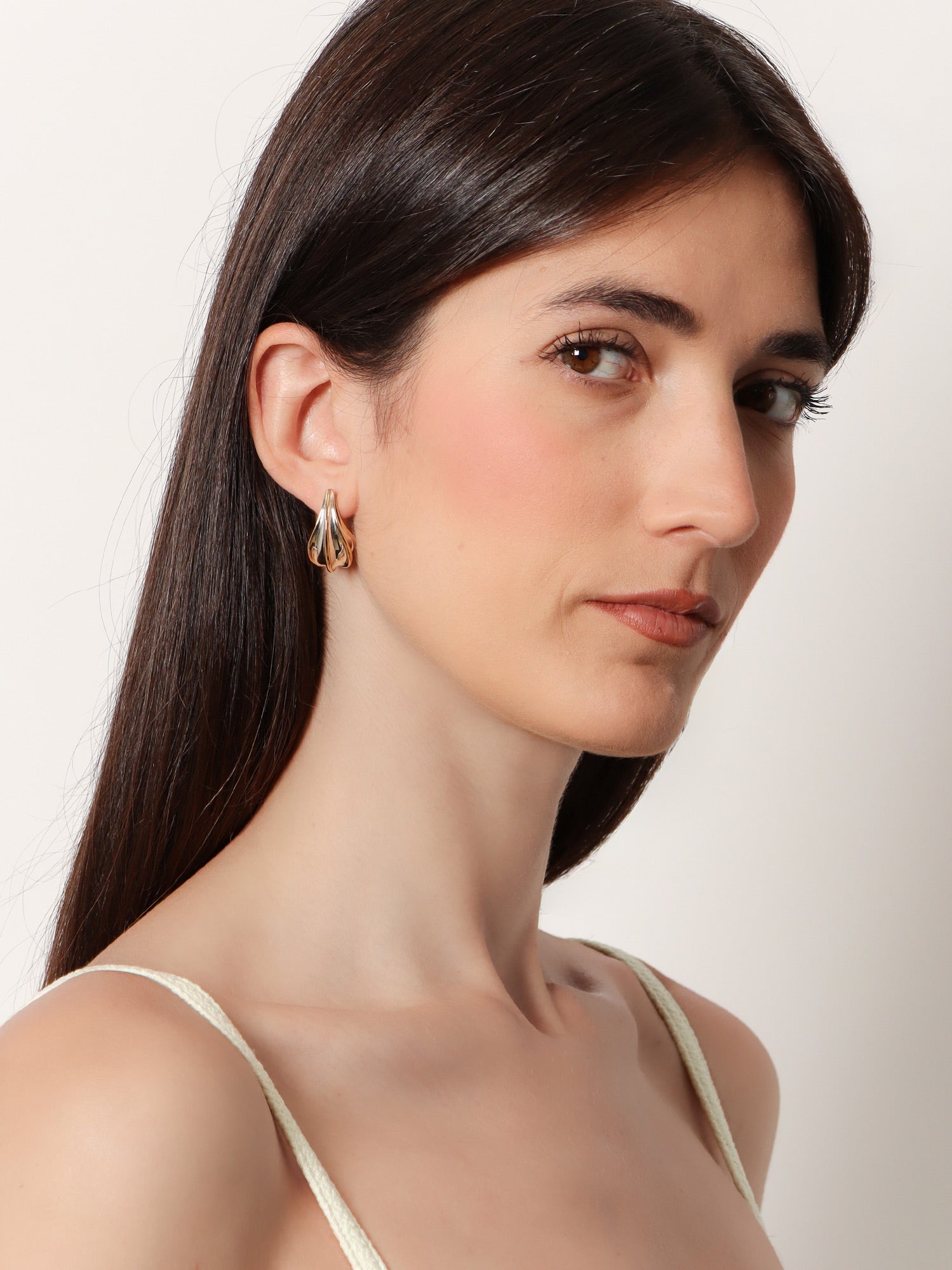 Bottega Veneta Women Silver Earrings