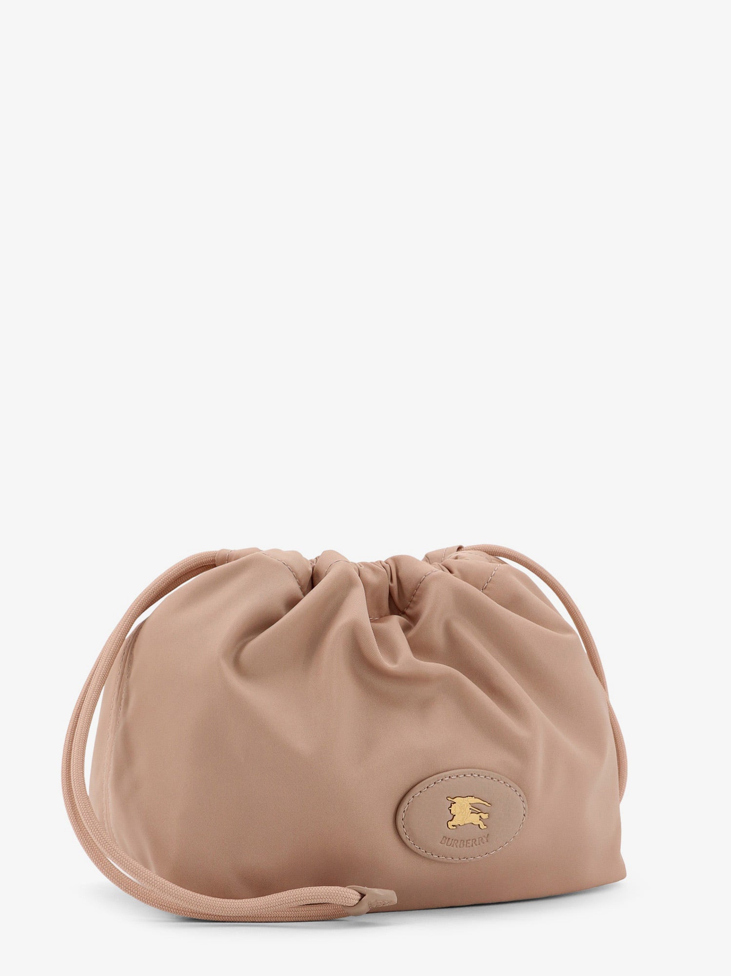 Burberry Women Horseshoe Drawstring Clutch Bag