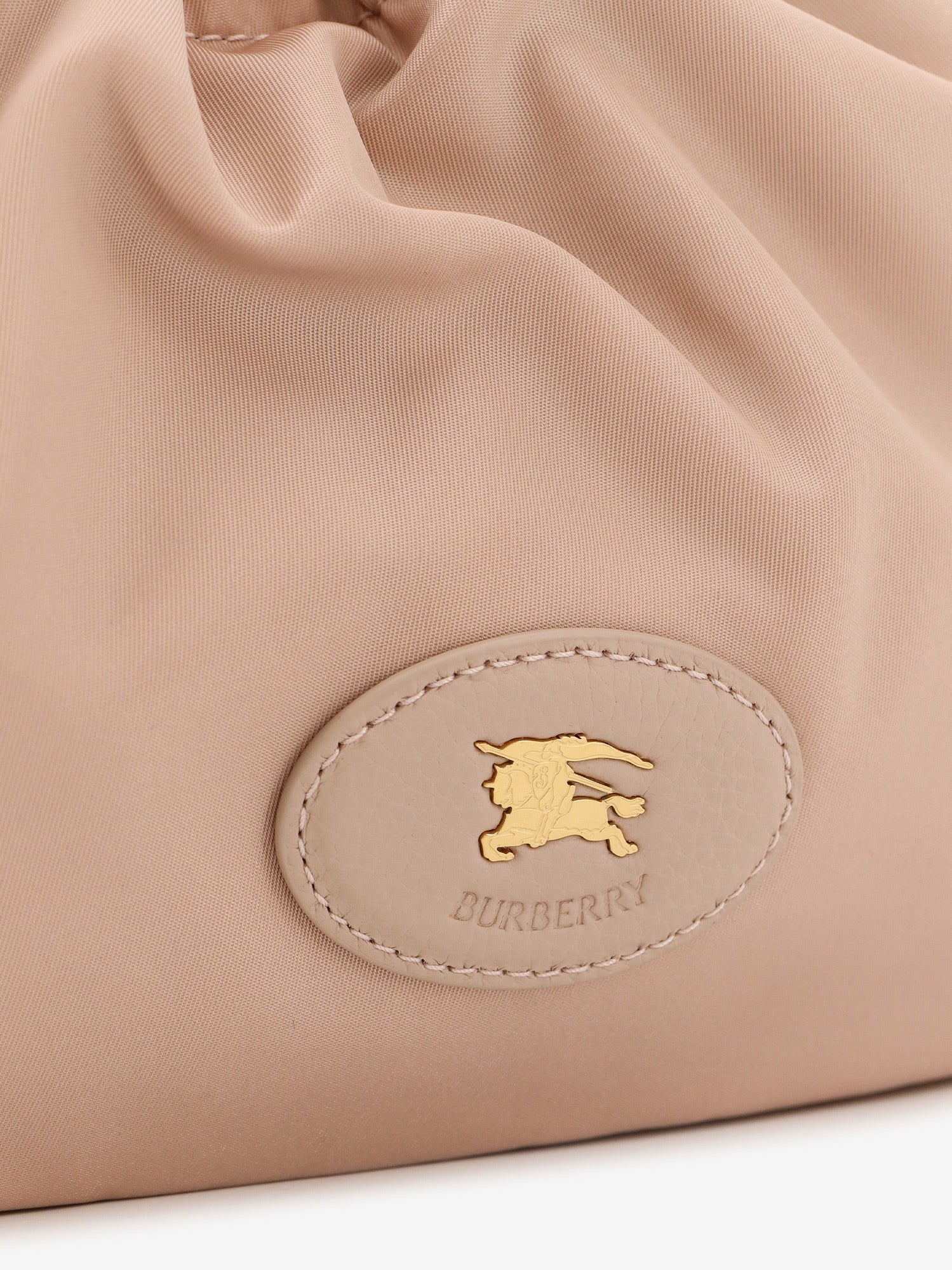 Burberry Women Horseshoe Drawstring Clutch Bag