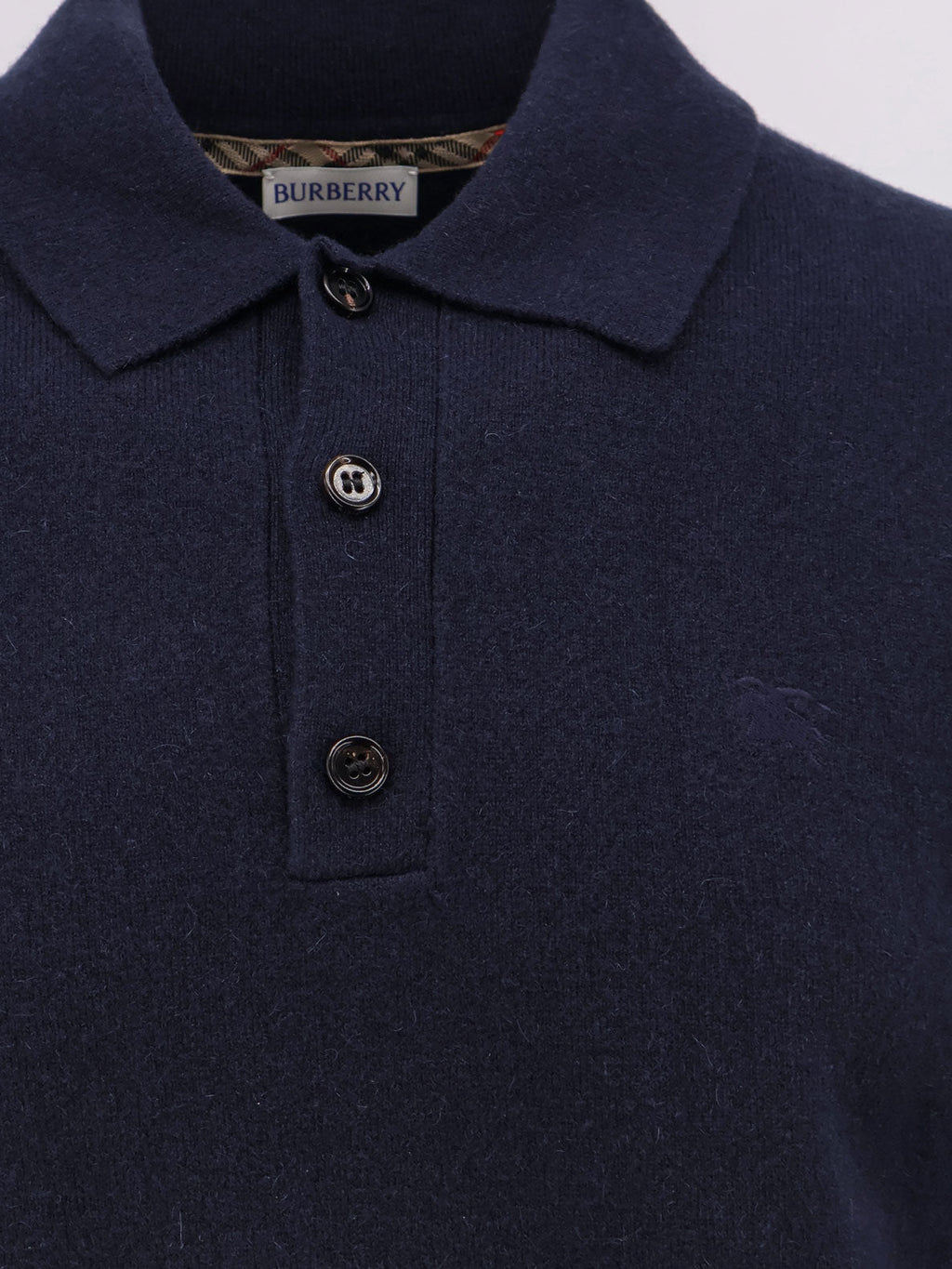 Burberry Men Cashmere Polo Sweater