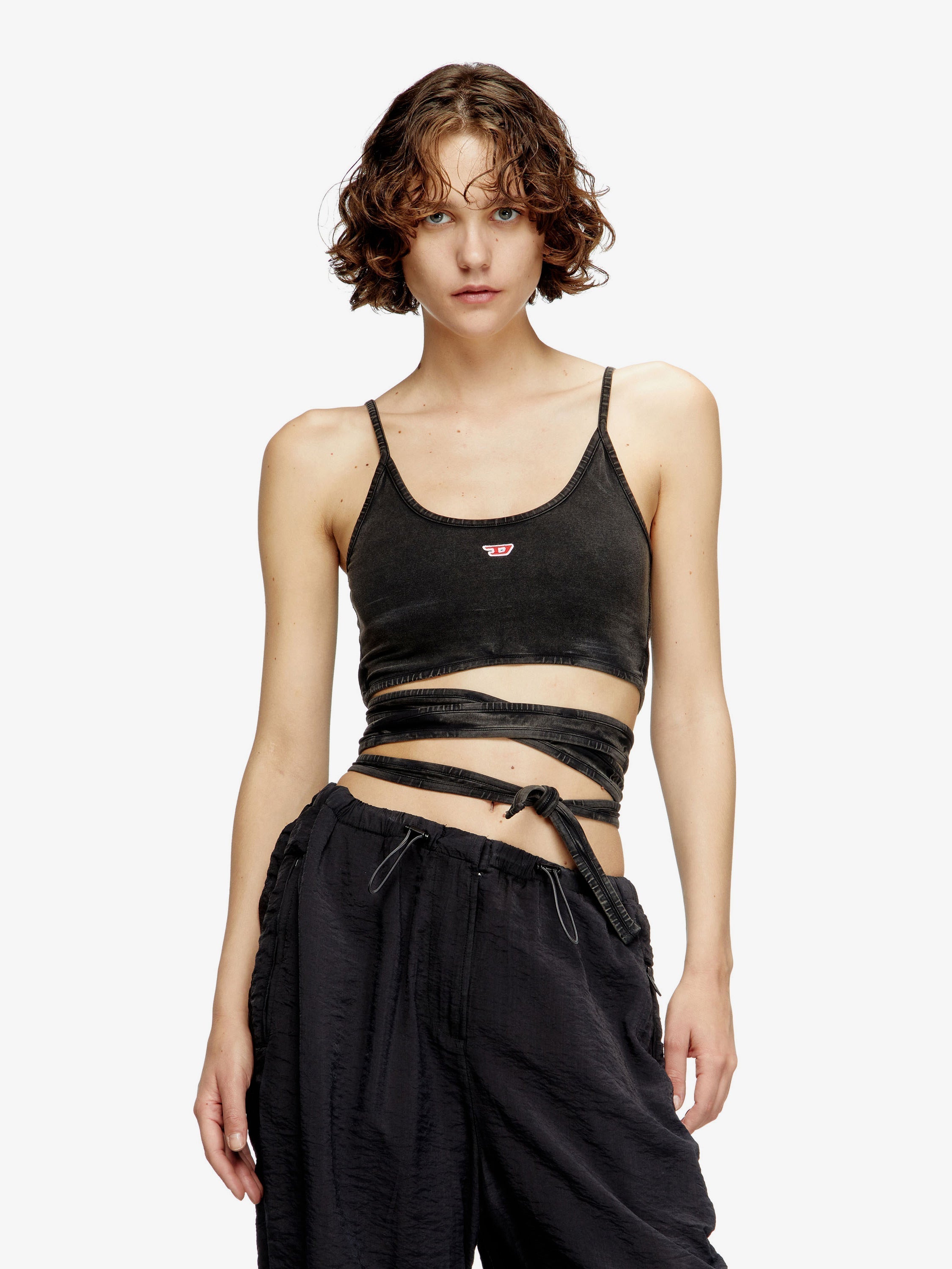 Diesel Women T-Leya Stretch Cotton Top