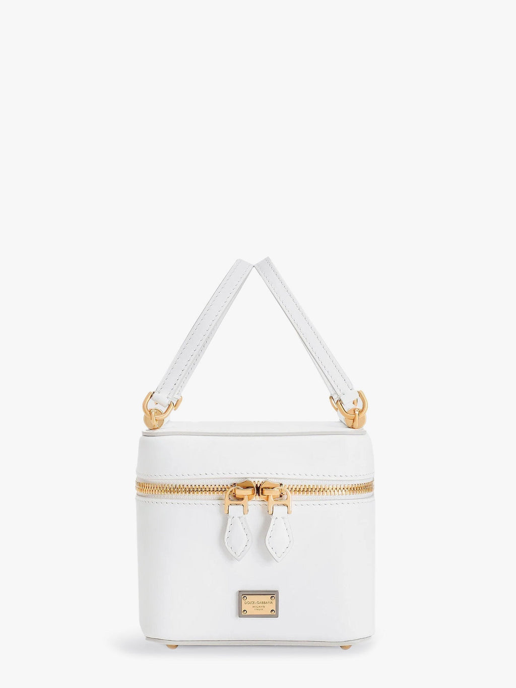 Dolce & Gabbana Women Sicily Leather Handbag With Iconic Logo Plate