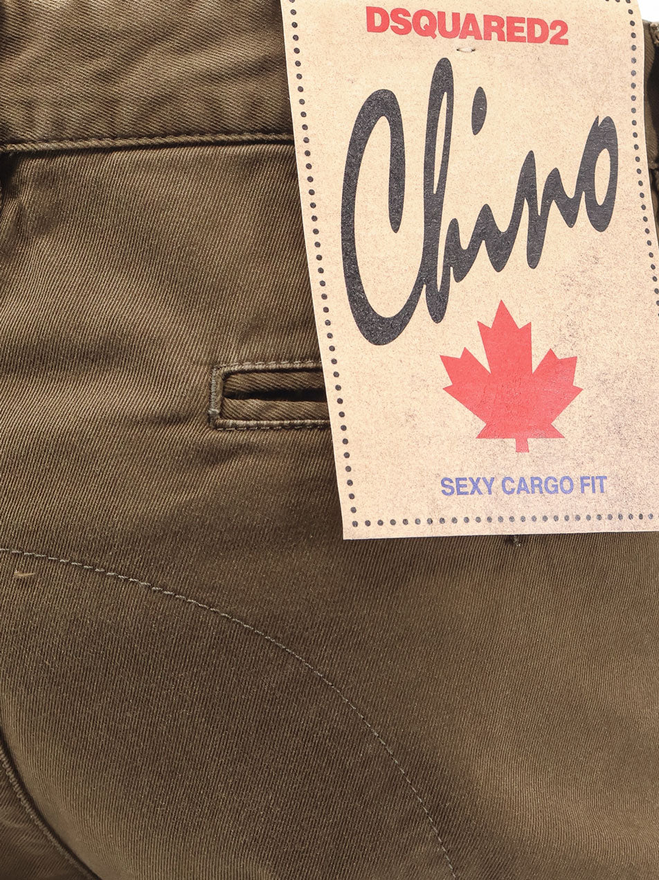 Dsquared2 Men Sexy Cargo Cotton Trousers