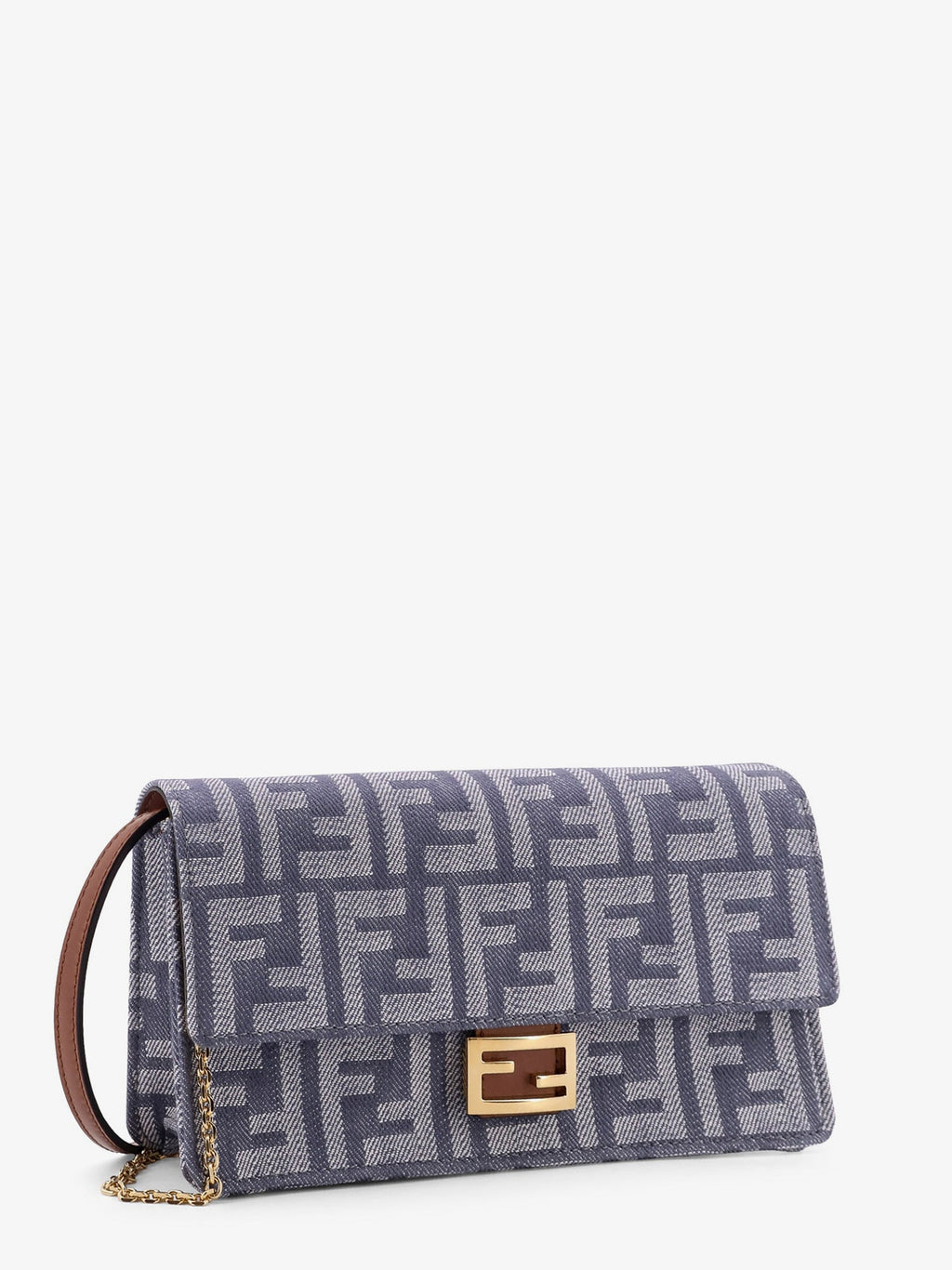 Fendi Women Wallet On Chain Baguette Shoulder Bag