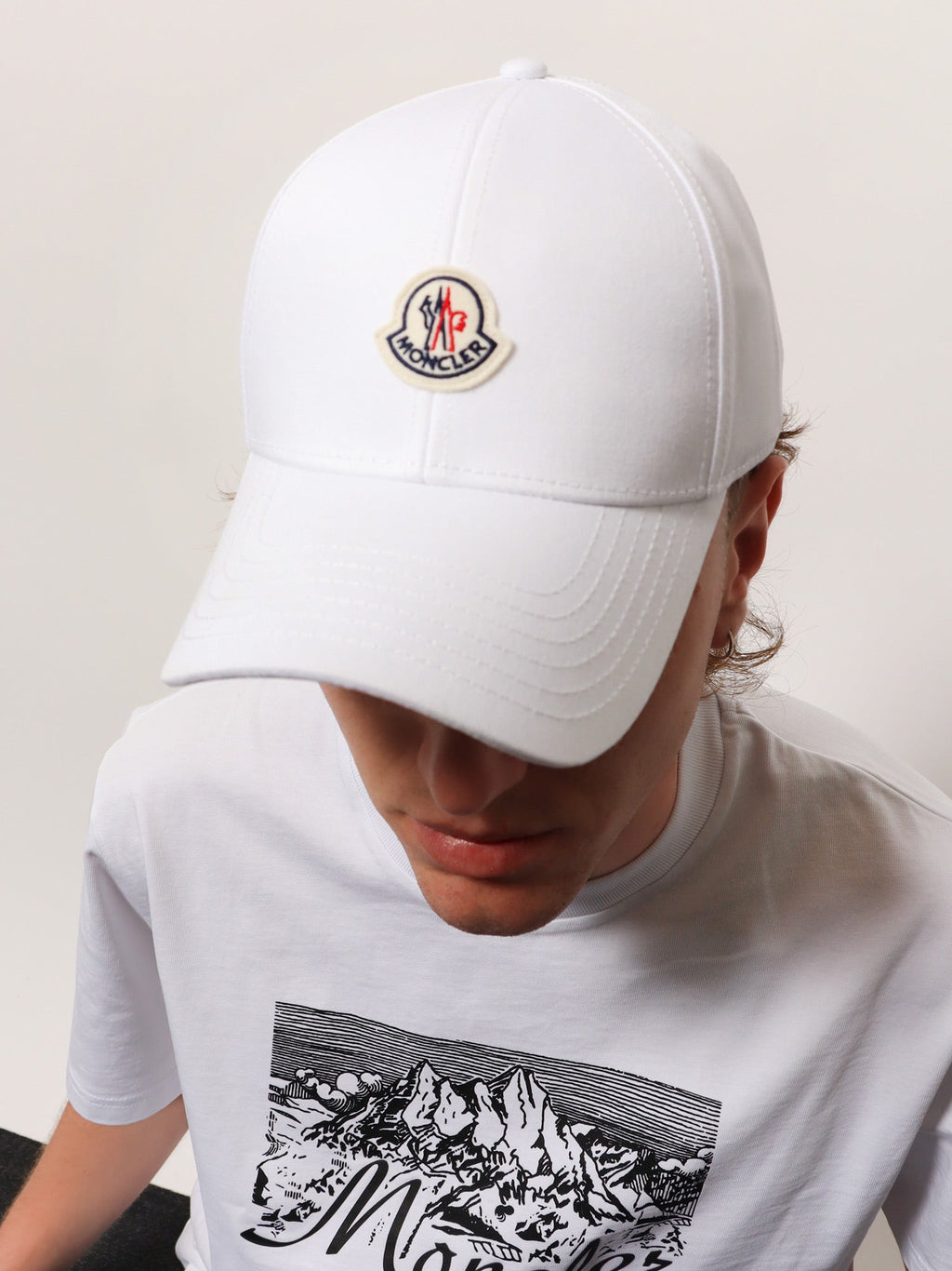 Moncler Men Cotton Baseball Hat