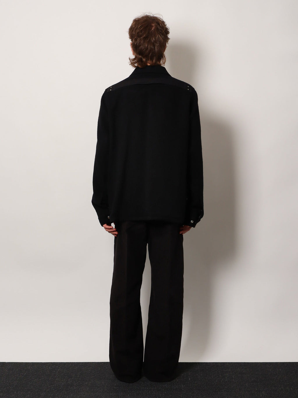 Rick Owens Men Brad Virgin Wool Jacket