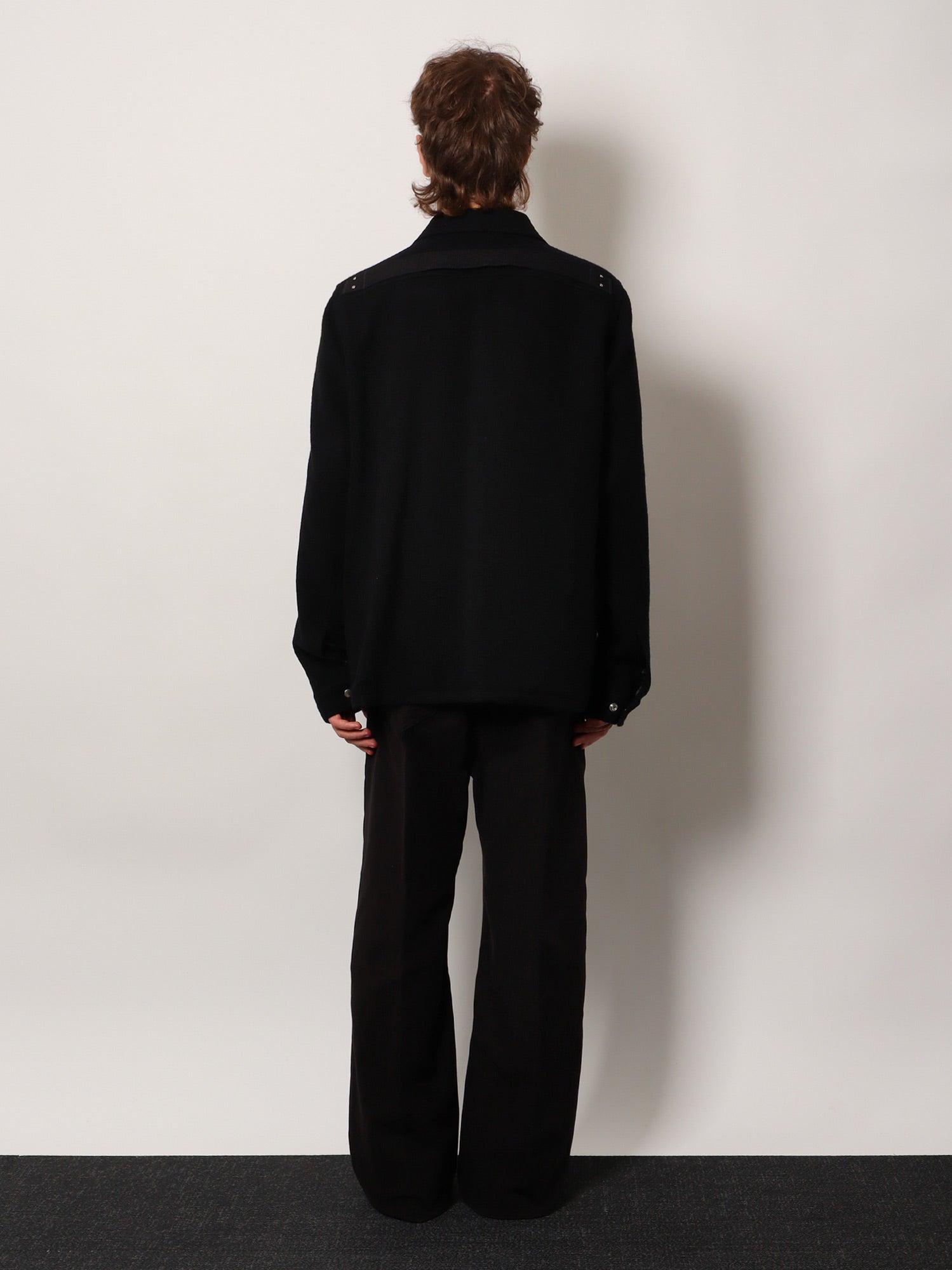 Rick Owens Men Brad Virgin Wool Jacket