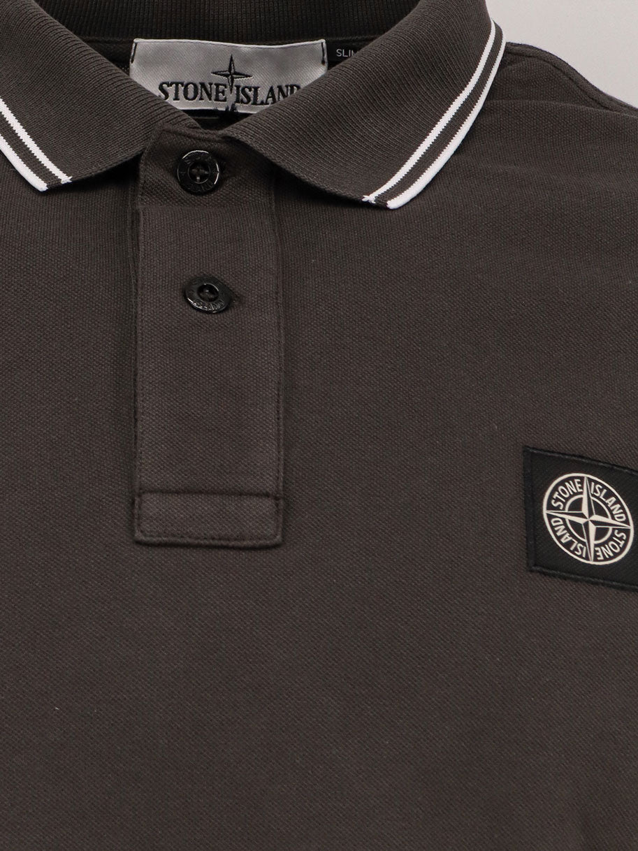 Stone Island Men Stretch Organic Coton Polo Shirt
