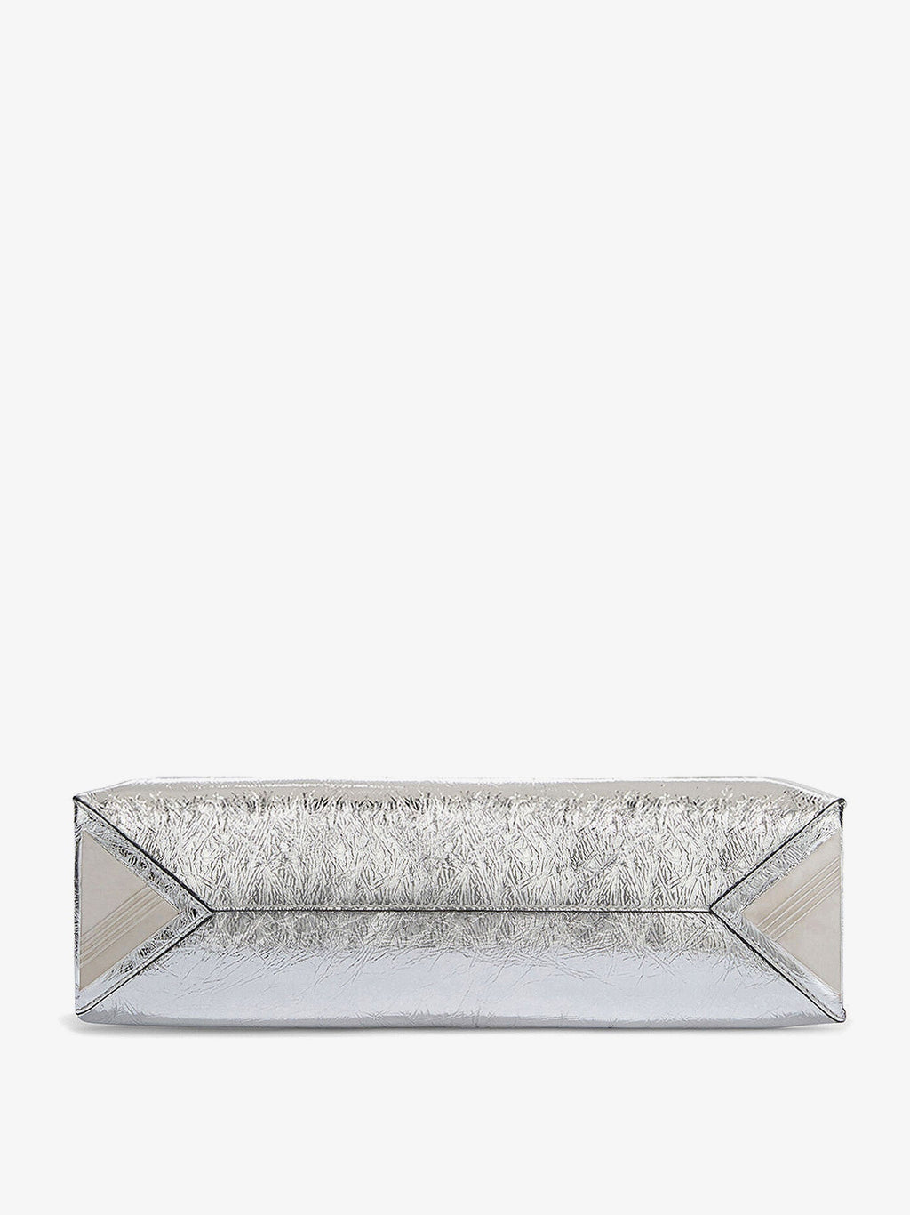 The Attico Women La Passeggiata Small Laminated Leather Shoulder Bag