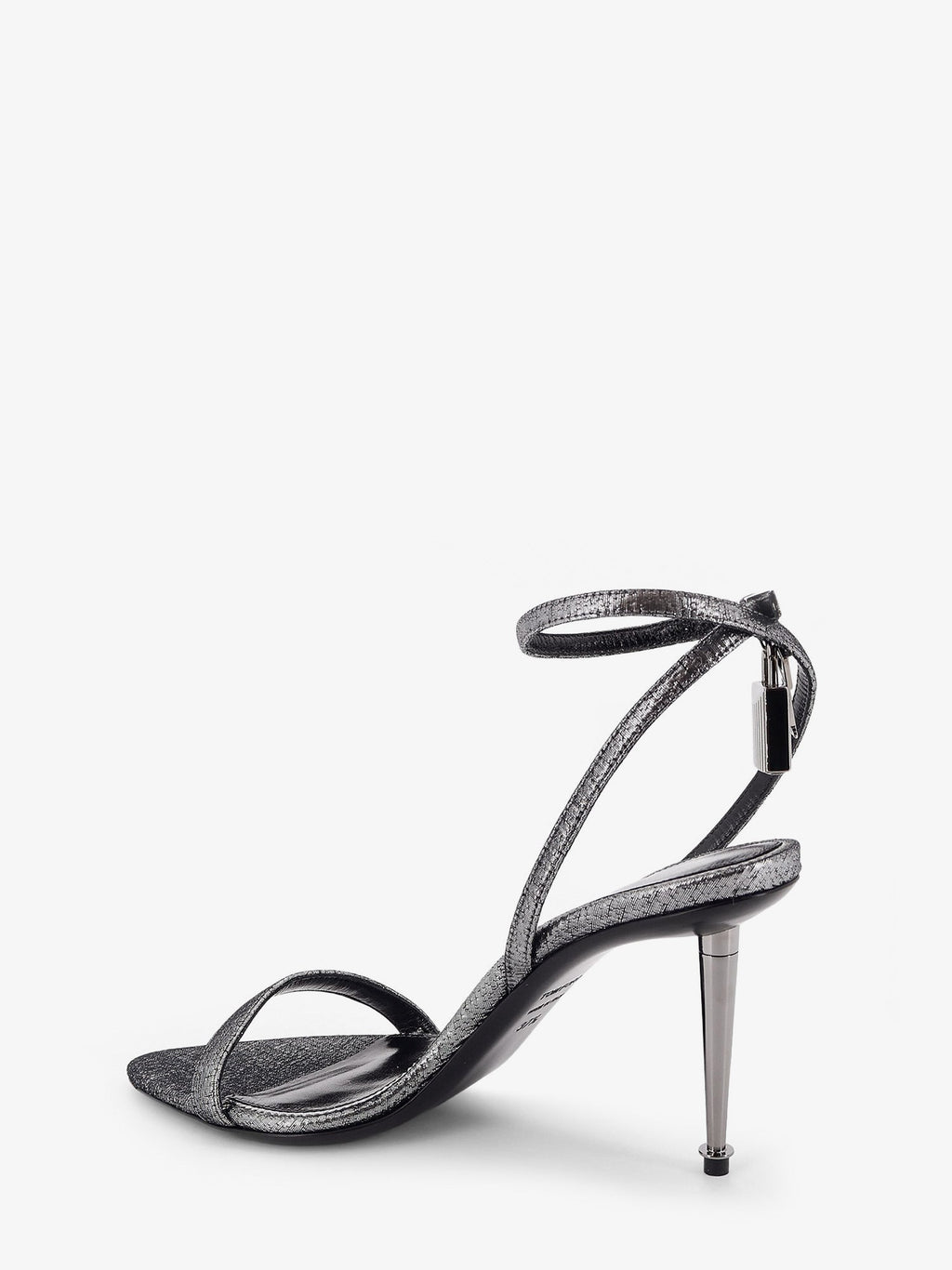 Tom Ford Women Laminated Heeled Sandals With Laminated Effect