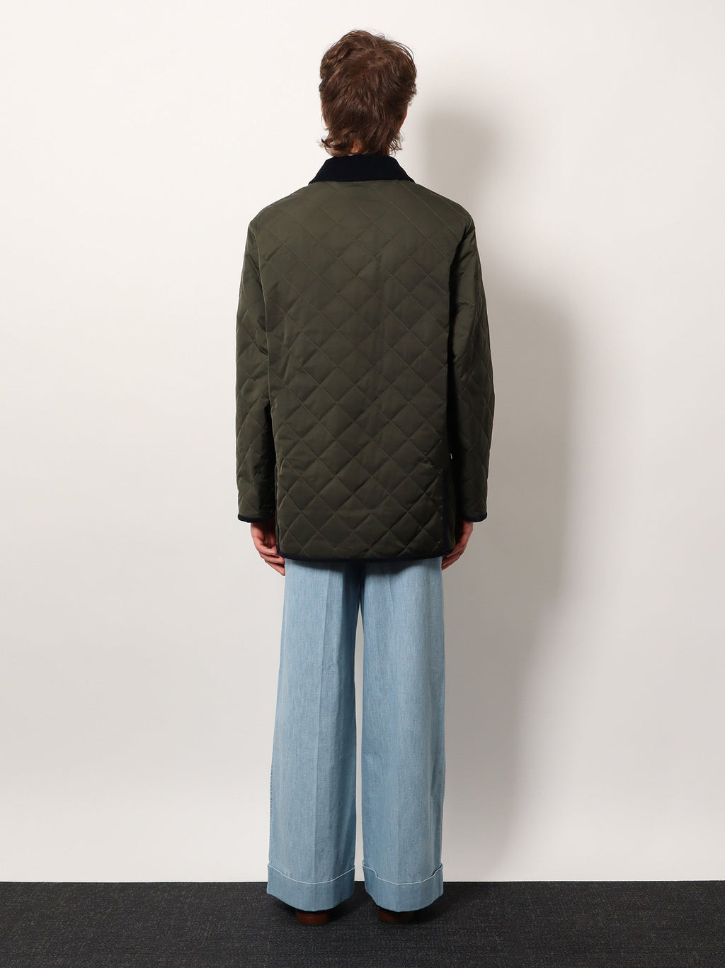 Valentino Men Quilted Jacket With Vlogo Signature Patch