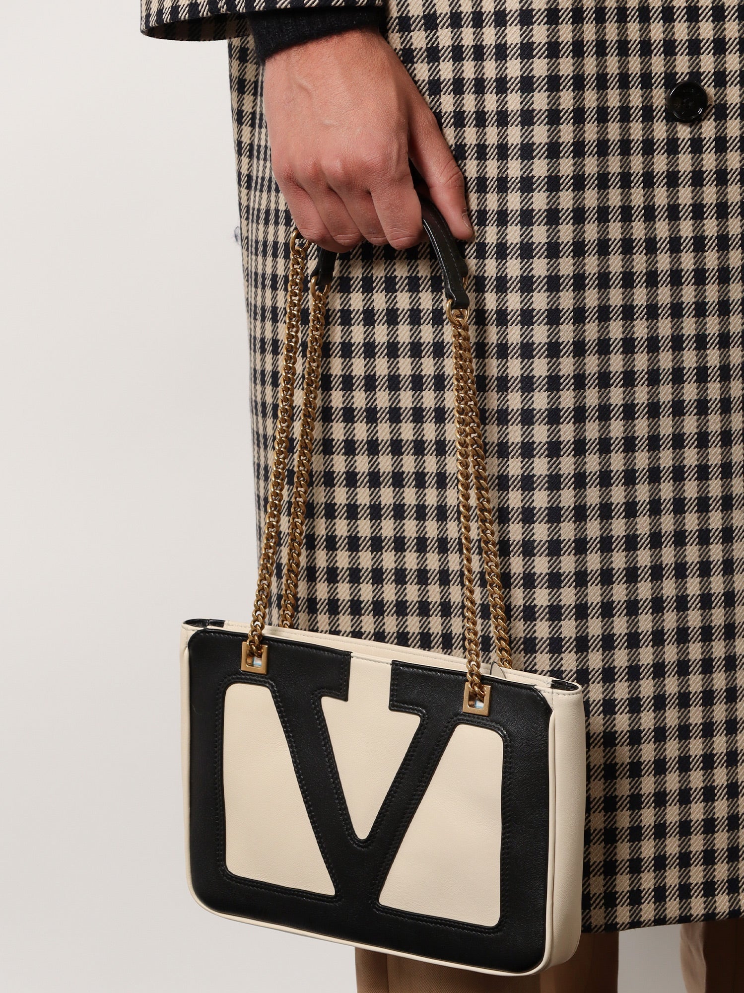 Valentino Garavani Men Viva Superstar Leather Shoulder Bag