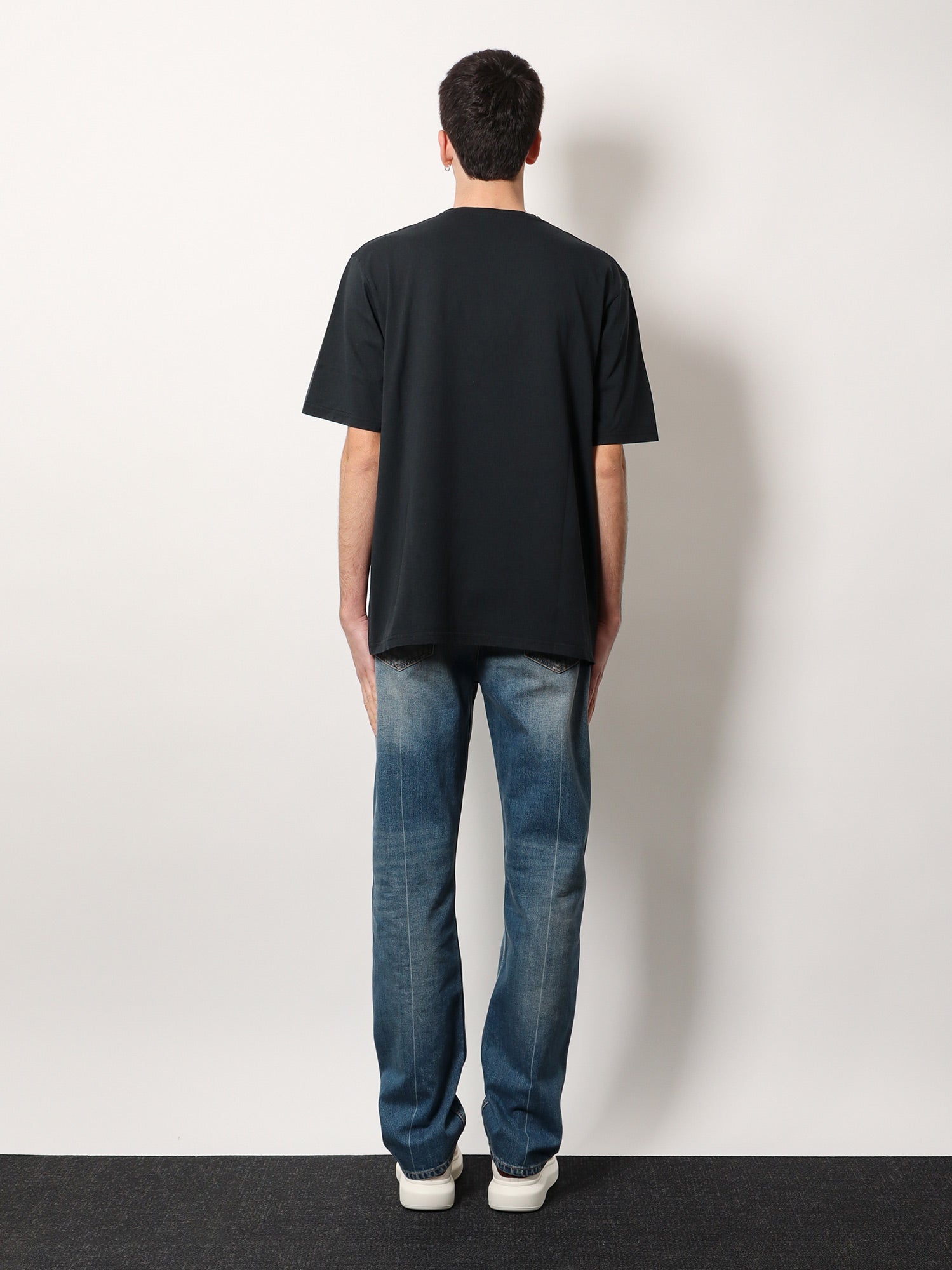 Alexander Mcqueen Men Cotton T-Shirt With Frontal Iconic Skull