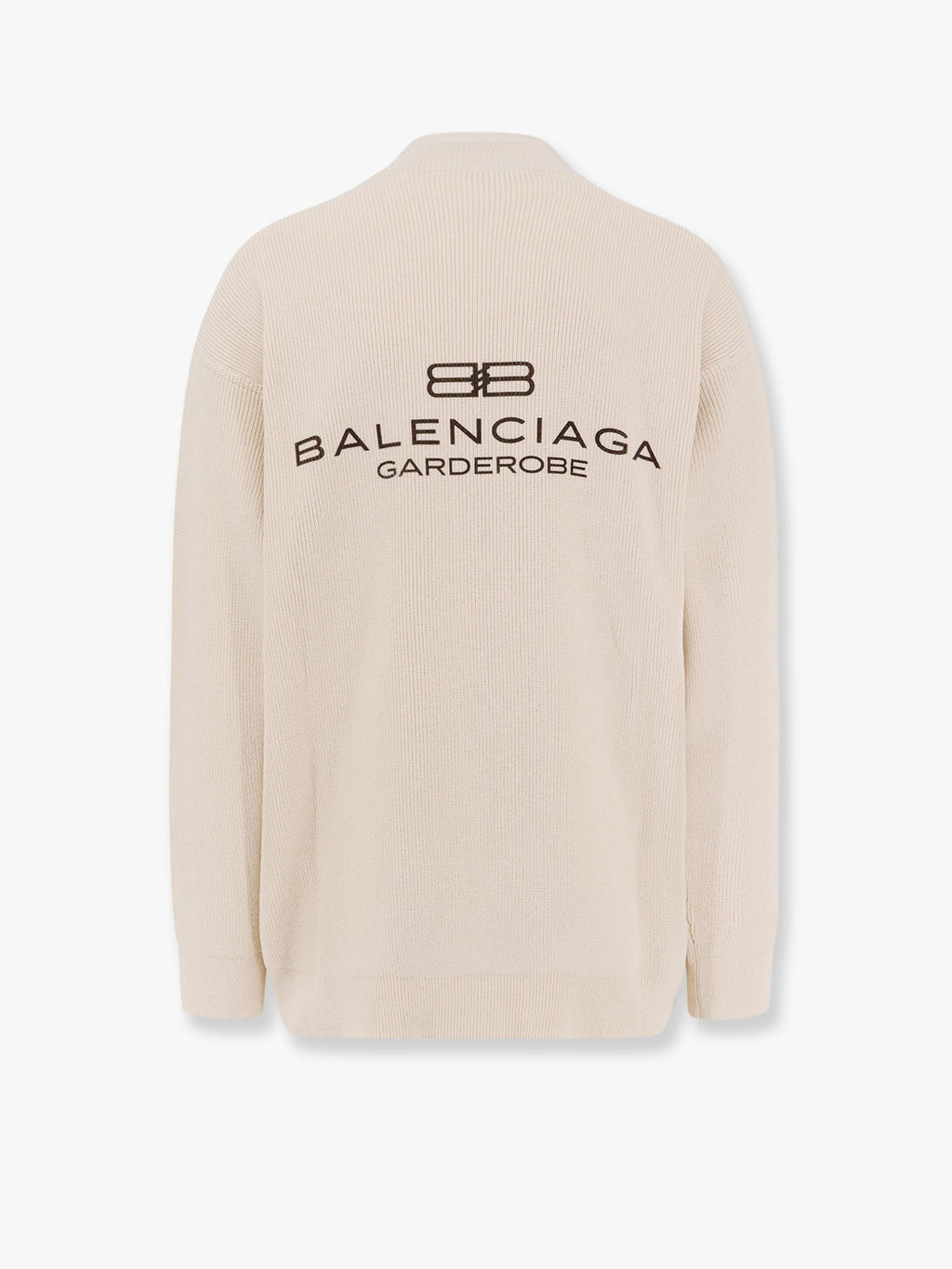 Balenciaga Men Intertwined Cardigan With Bb Garderobe Motif