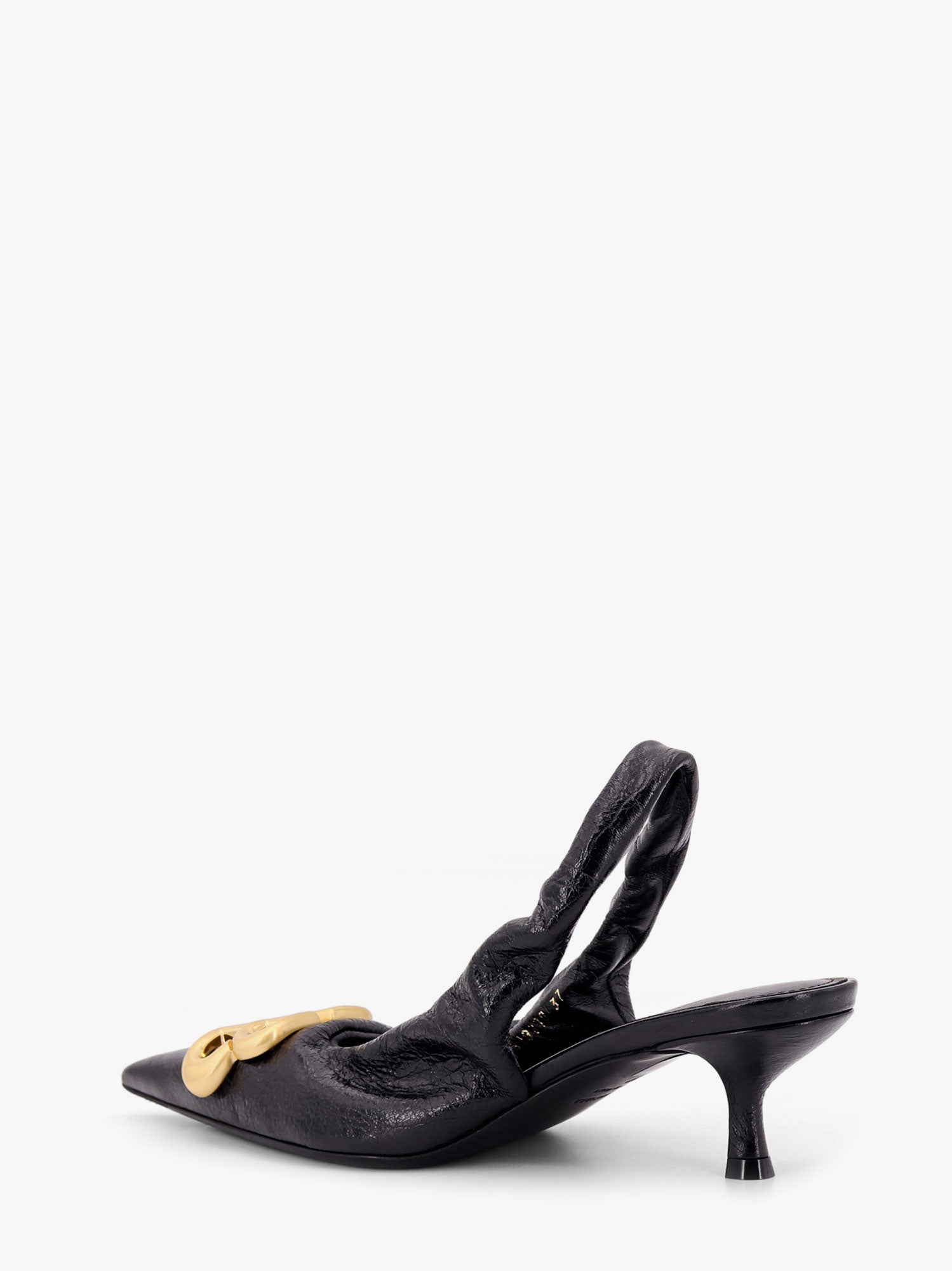 Balenciaga Women Monaco Arena Leather Slingback
